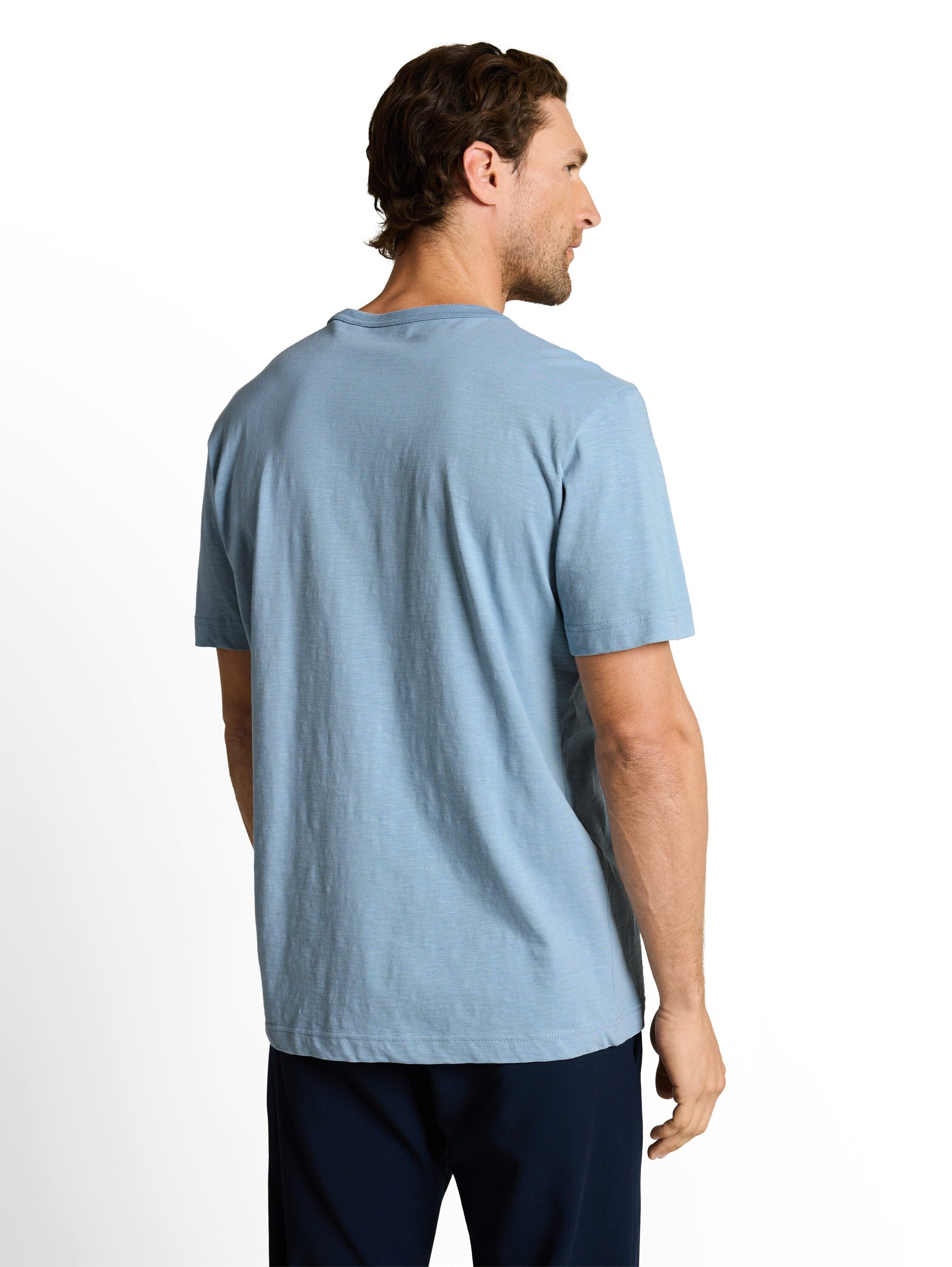 TOM TAILOR T-Shirt mit Logo Stickerei