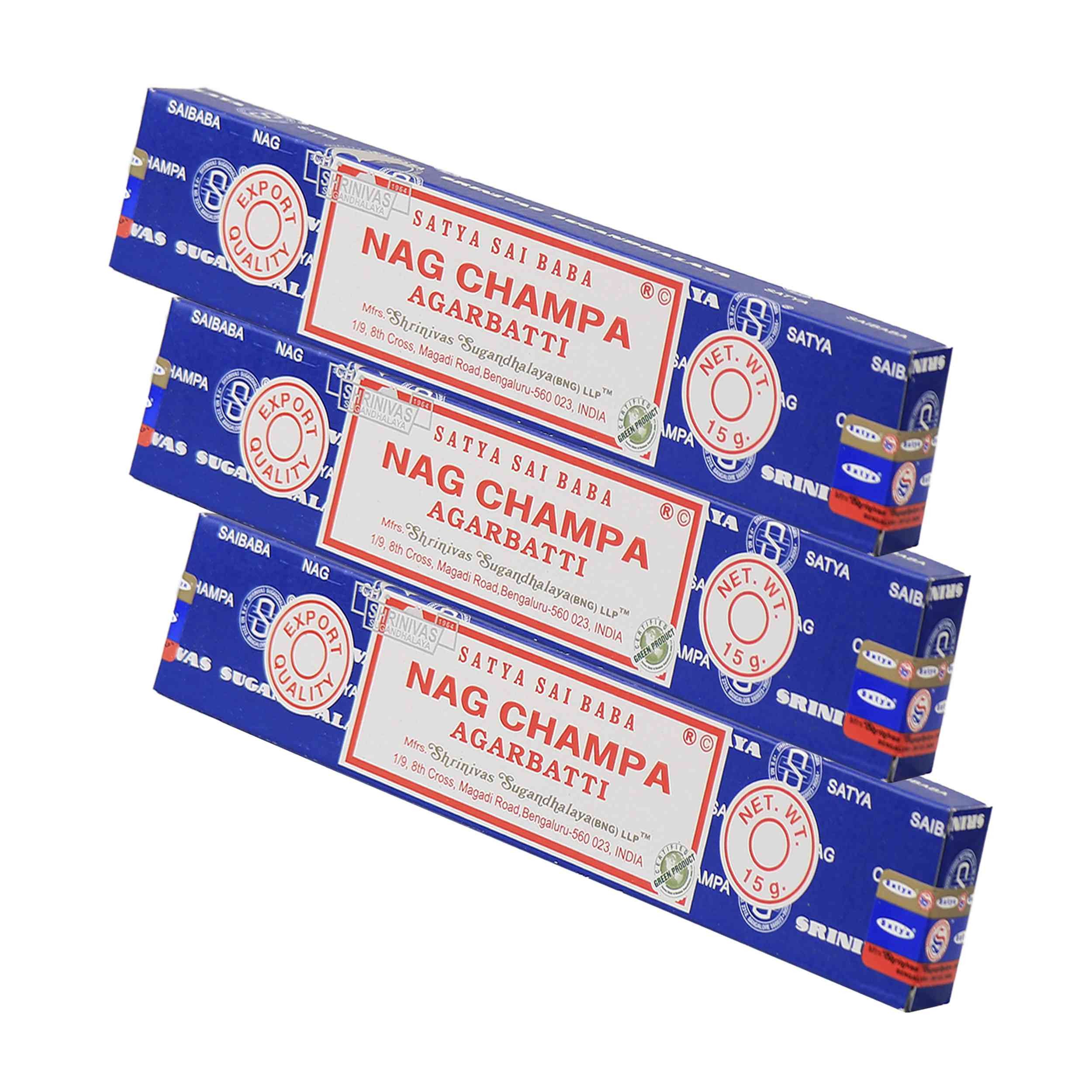 NKlaus Räucherschale 3x Satya Nag Champa günstig online kaufen