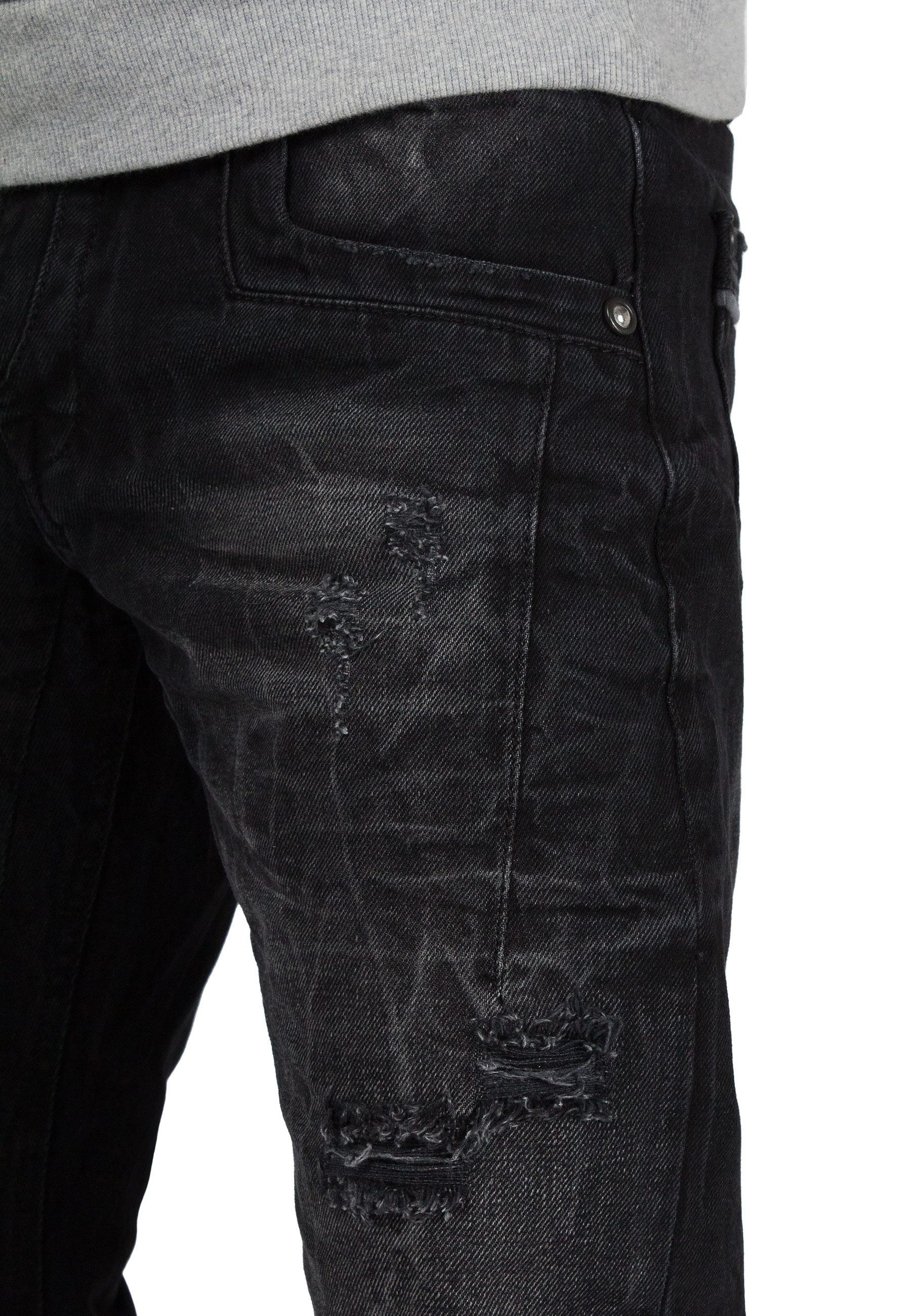 Regular-fit-Jeans Herren Regular Fit Hose Stonewashed BA-CD104