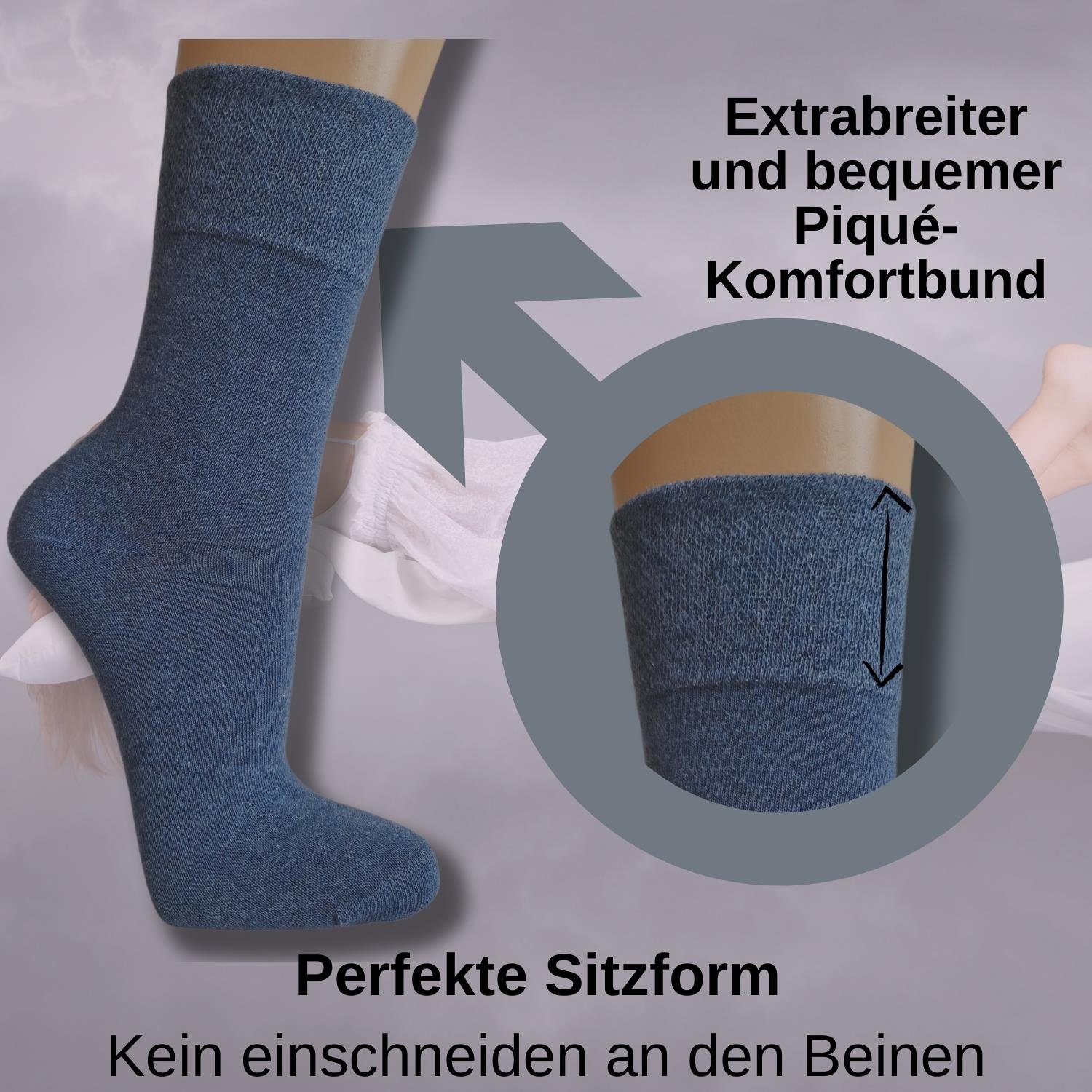bentini Freizeitsocken Spruch Socken I´m - sleeping (1-Paar) graumelange