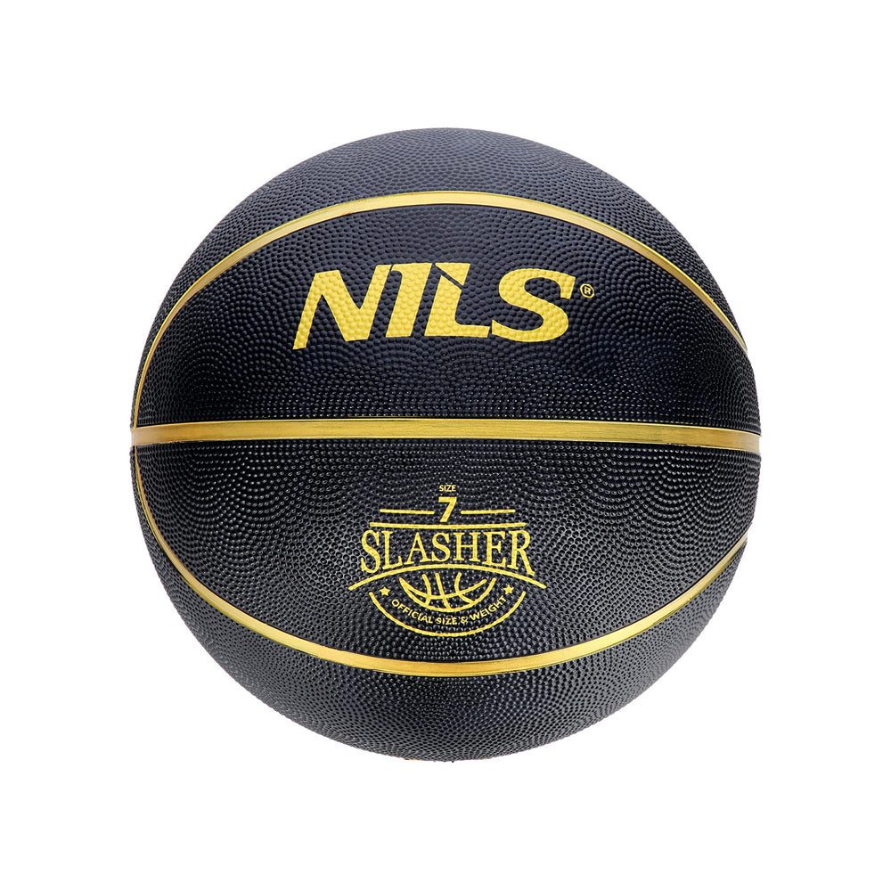 Nils Basketball Streetball Outdoorball Trainingsball (Spar-Set, 1-St., Umfang 75 cm griffig), Gummi, griffig, Größe 7, Indoor & Outdoor
