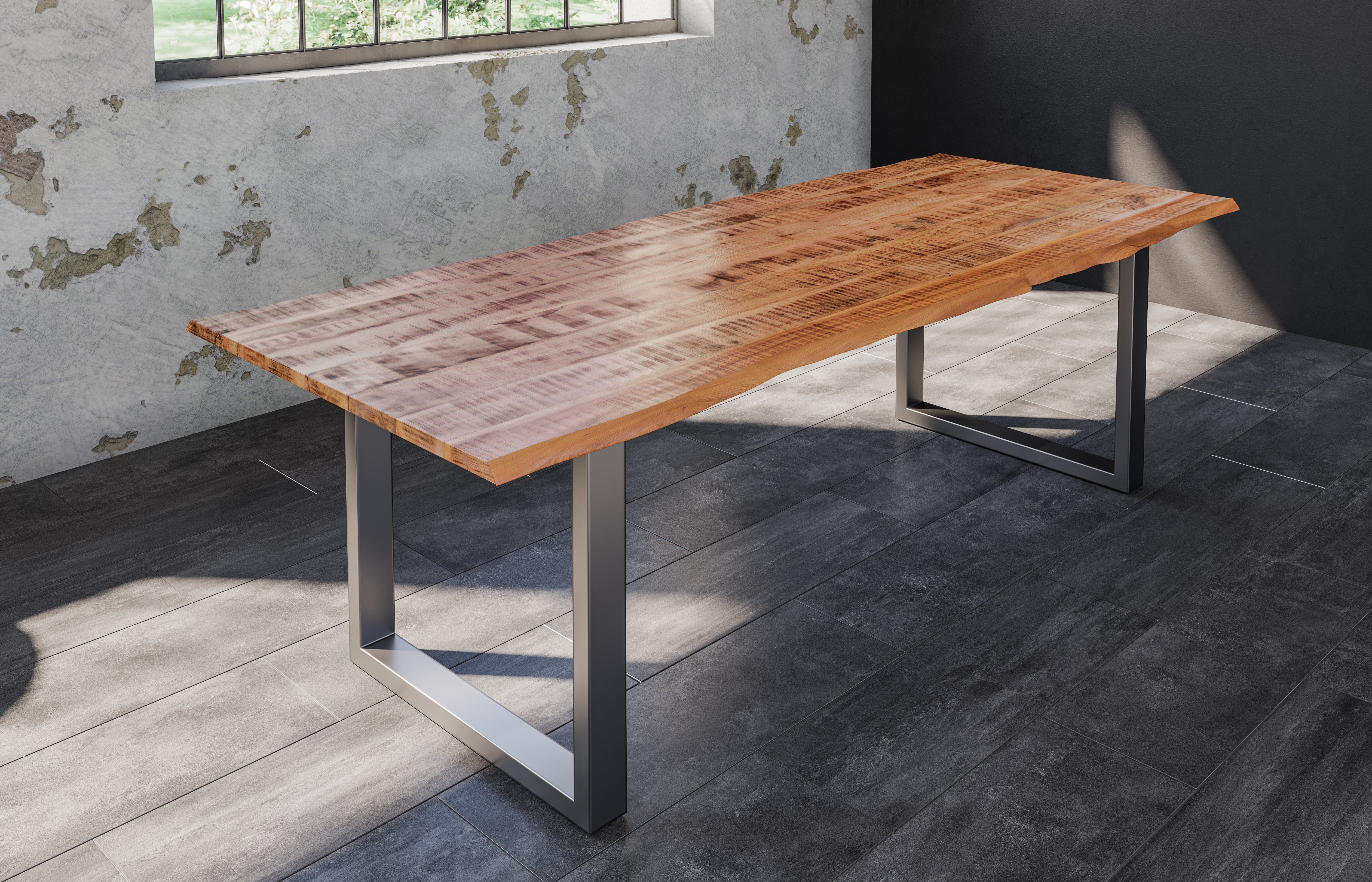 SAM® Baumkantentisch Katharina, Mango Massivholz, Baumkante, günstig online kaufen