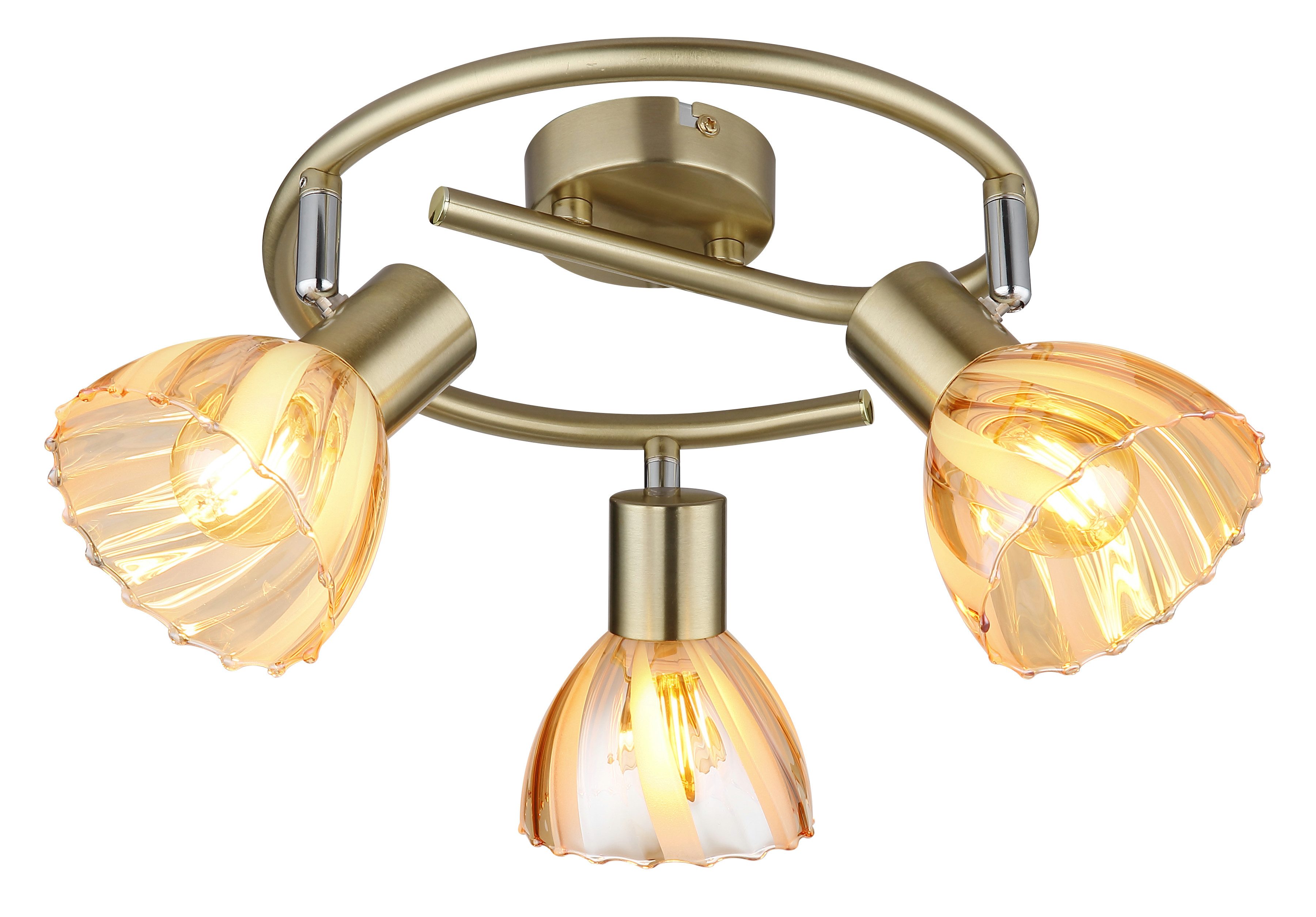 GLOBO LIGHTING Deckenstrahler ZACHERY, ohne Leuchtmittel, Spot Deckenspot Flur Schlafzimmer Wohnzimmer