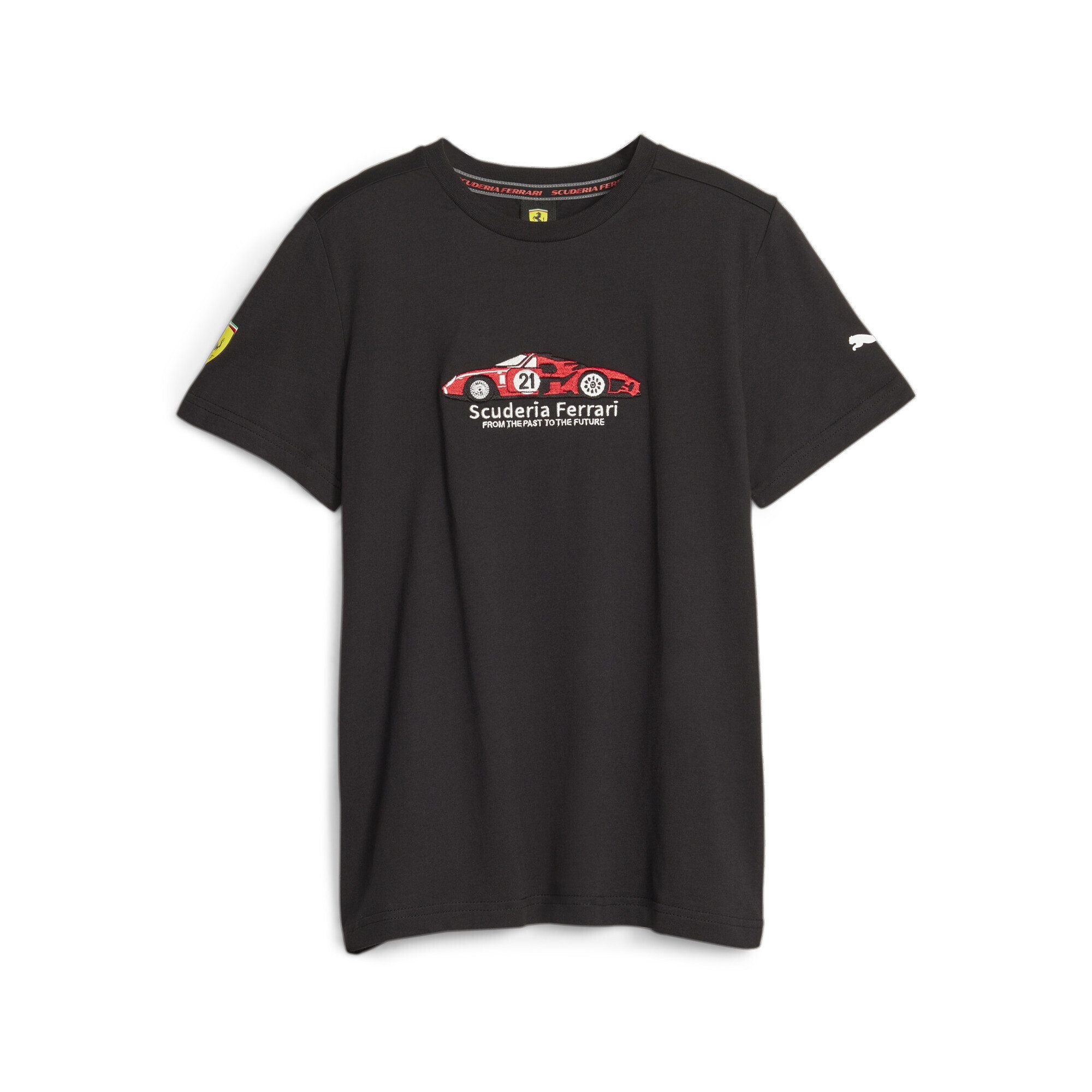 Jugendliche T-Shirt Ferrari Motorsport T-Shirt PUMA Scuderia Black
