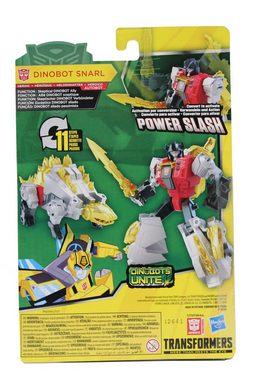 Hasbro Actionfigur Transformers Bumblebee Cyberverse Adventures Power Slash Dinobot Snarl