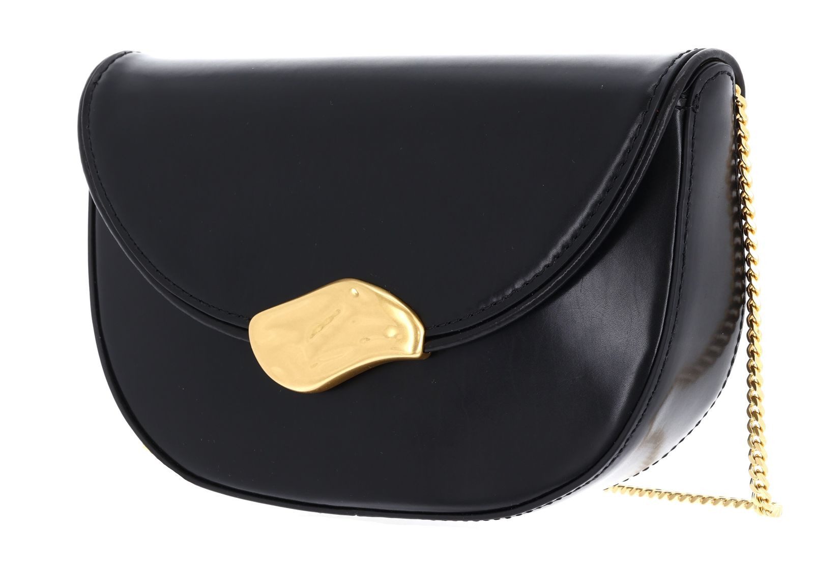 Ted Baker Umhängetasche Leather Statement Hardware Clutch, aus echtem Rindsleder