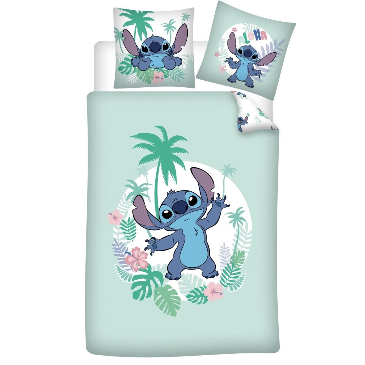 Lilo & Stitch Kinderbettwäsche Lilo & Stitch 2-teiliges Bettwäsche-Set 140x günstig online kaufen