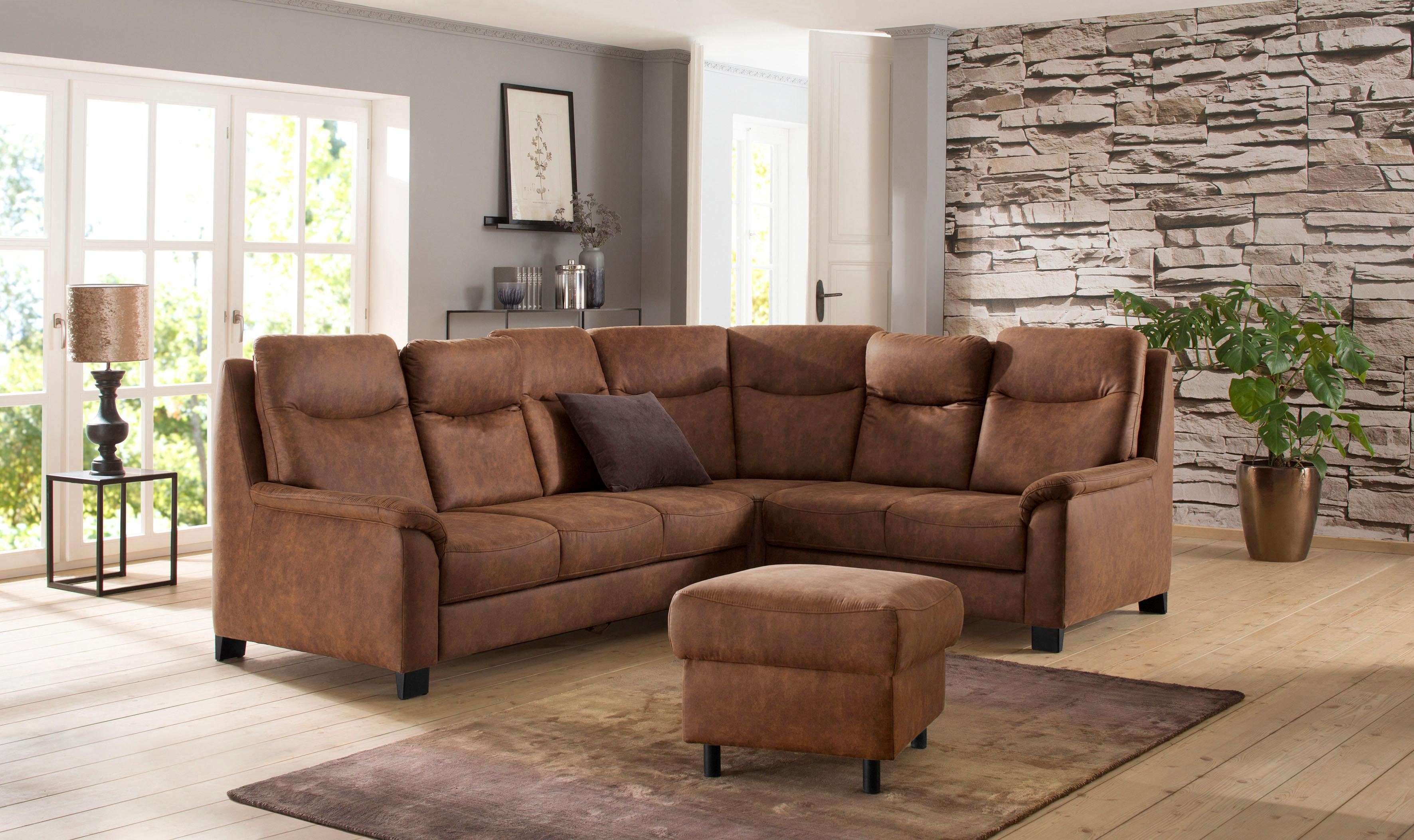 Home affaire Ecksofa Boccaccio L-Form, mit günstig online kaufen