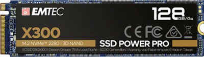 EMTEC X300 Power Pro SSD interne SSD (128 GB) 1500 MB/S Lesegeschwindigkeit, 500 MB/S Schreibgeschwindigkeit