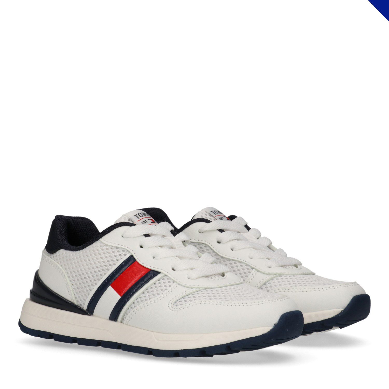 Tommy Hilfiger Sneaker Freizeitschuh, Halbschuh, Schnürschuh mit Logoverzierung