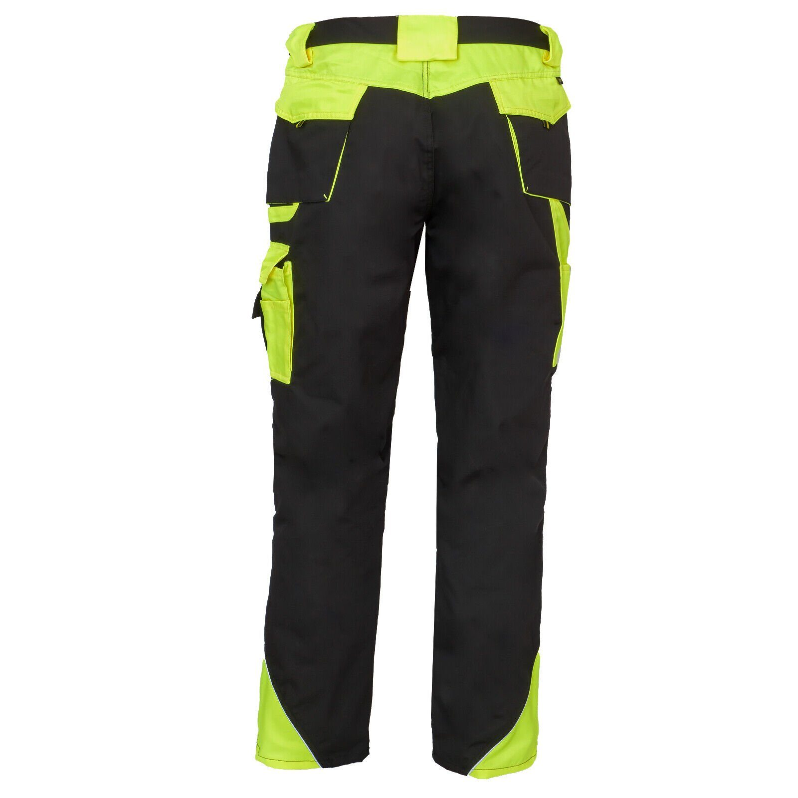Urgent Arbeitshose Arbeitshose Berufshose Bauarbeiter-Hose Bundhose Warnhose Gelb Cargo