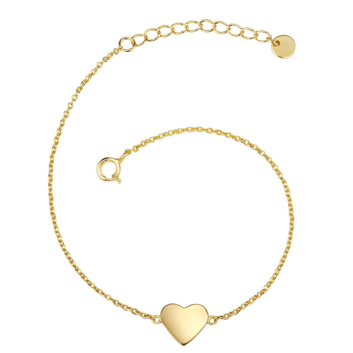 Nahla Jewels Armband »Herz gelbgold« online kaufen | OTTO