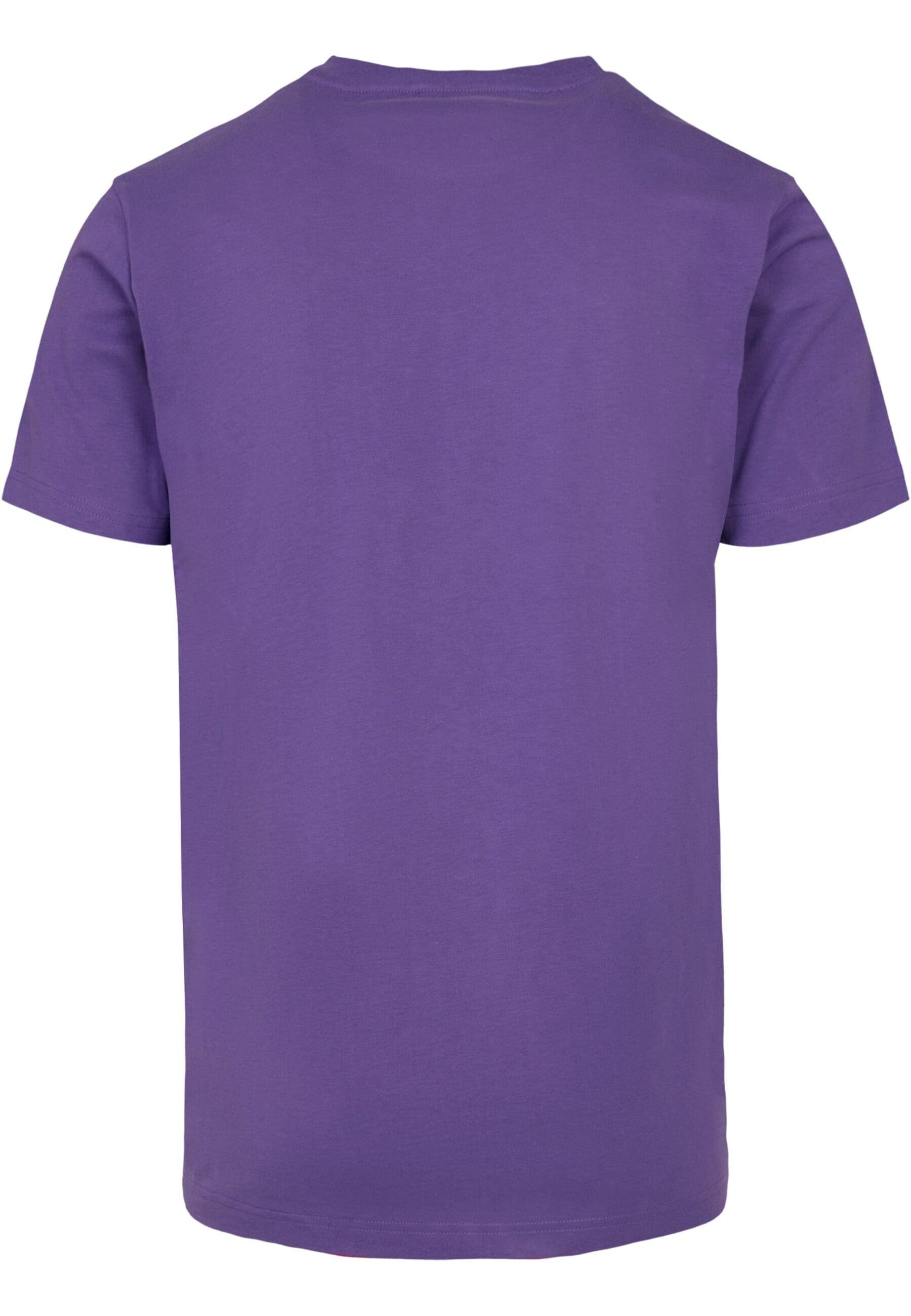 T-Shirt (1-tlg) Neck Round T-Shirt - ultraviolet Peanuts Merchcode Player Herren