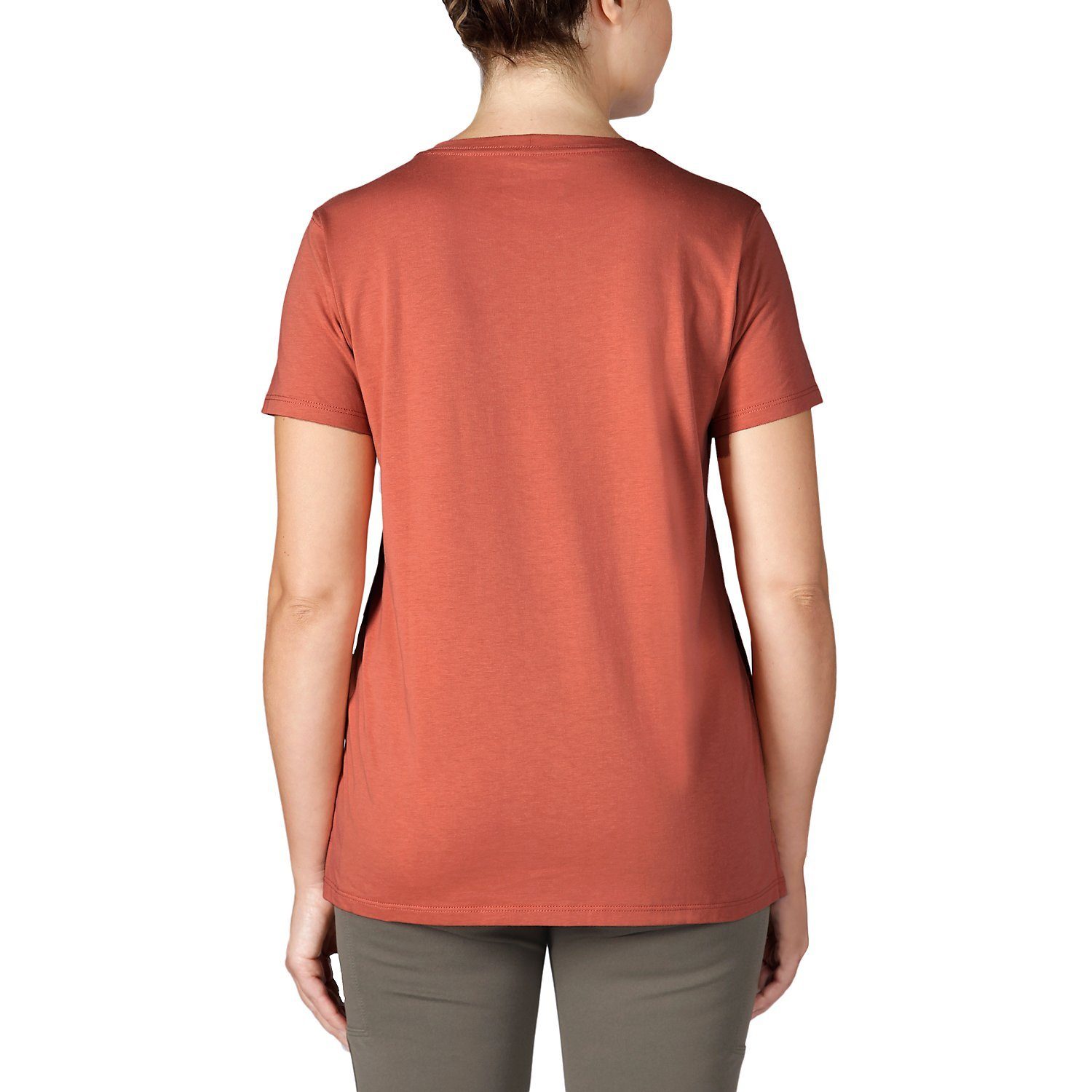 T-Shirt Carhartt Multi Color Damen Graphic Terracot Logo