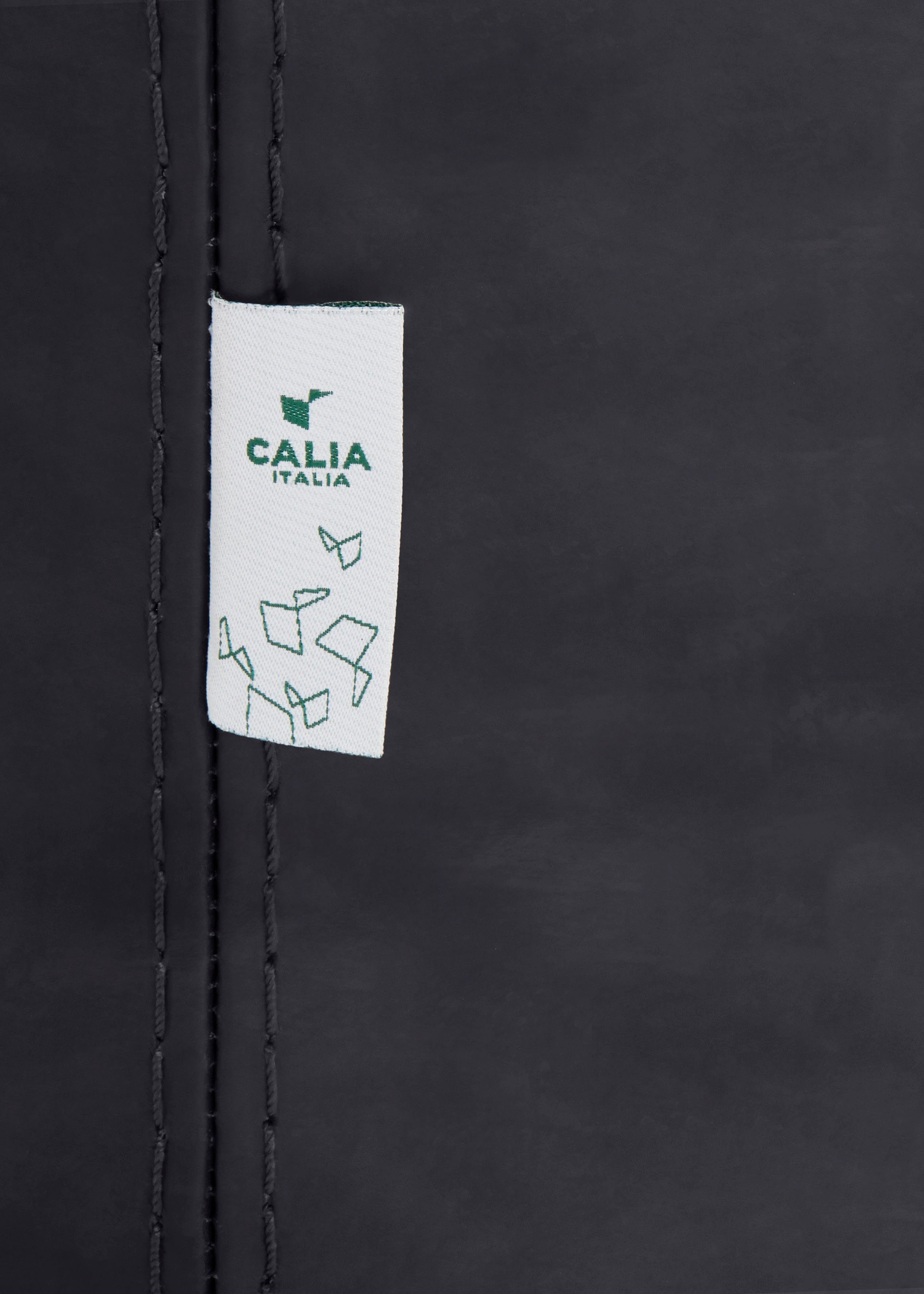 CALIA ITALIA Sessel Gaia, mit Ginevra Hydro Care black Luxus-Microfaser