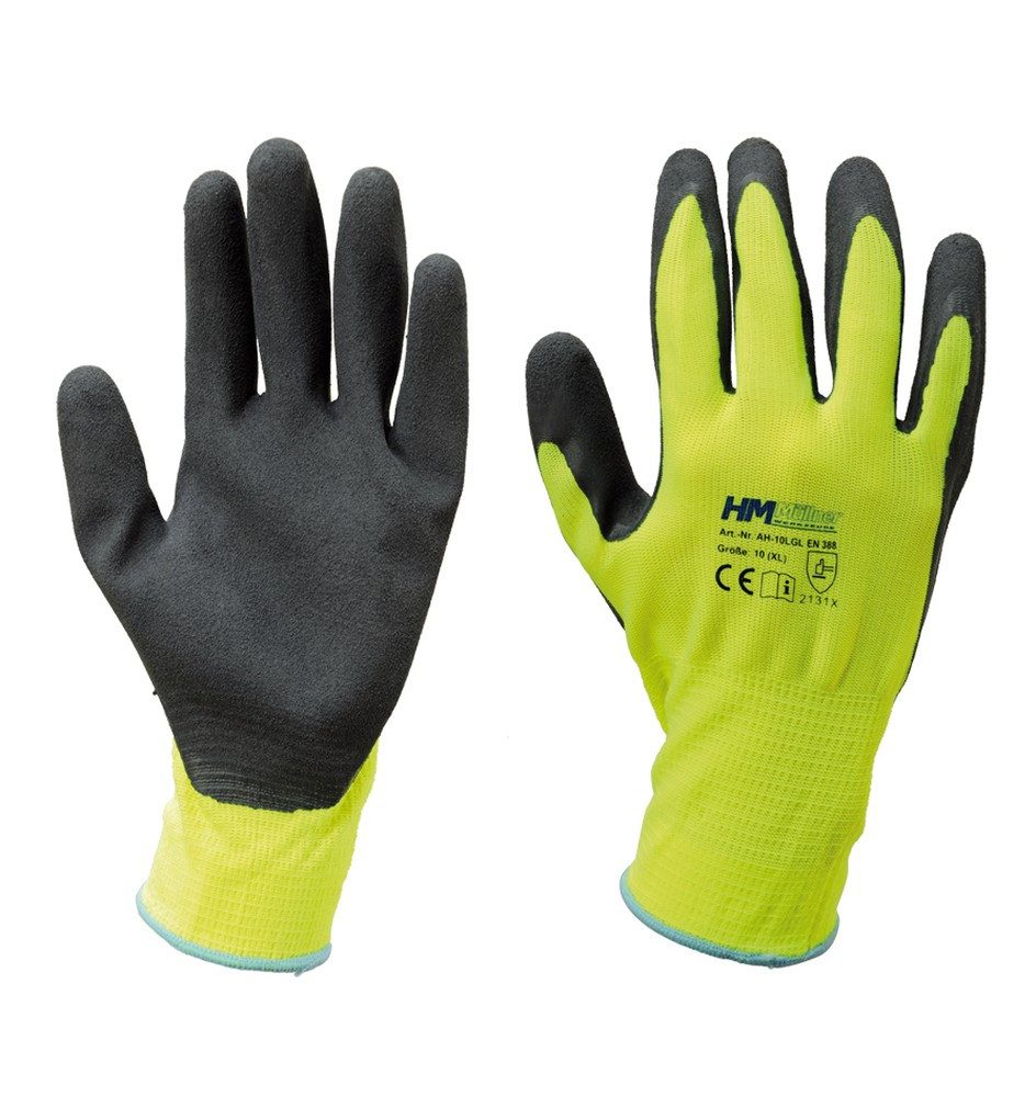 HM Müllner Werkzeuge Montage-Handschuhe Schutzhandschuh COMFORT Feinstrick anatomische Passform anatomische Passform