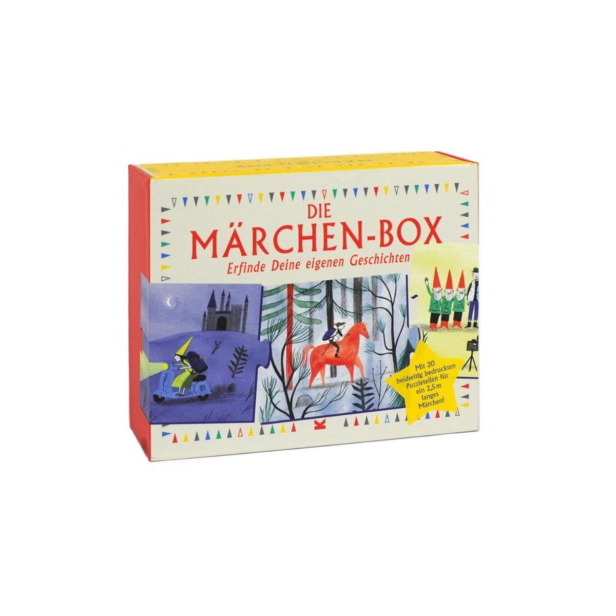 Laurence King Spiel, Familienspiel 440060 - Die Märchen-Box - Puzzlespiel, für 1+ Spieler,...
