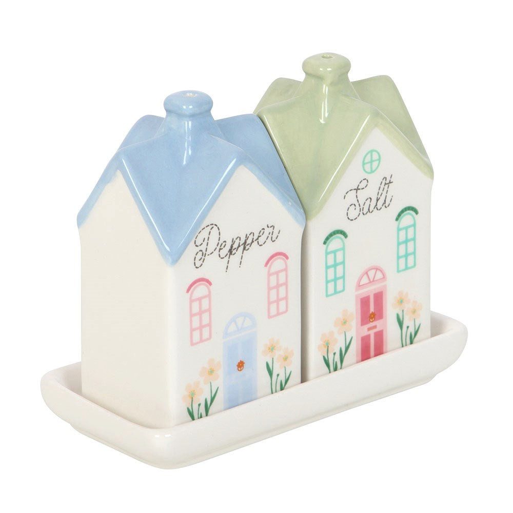 Something Different Salz- / Pfefferstreuer Sweet Salz - und Pfefferstreuer Haus Pastell vintage, (Salz- und Pfefferstreuer Set)