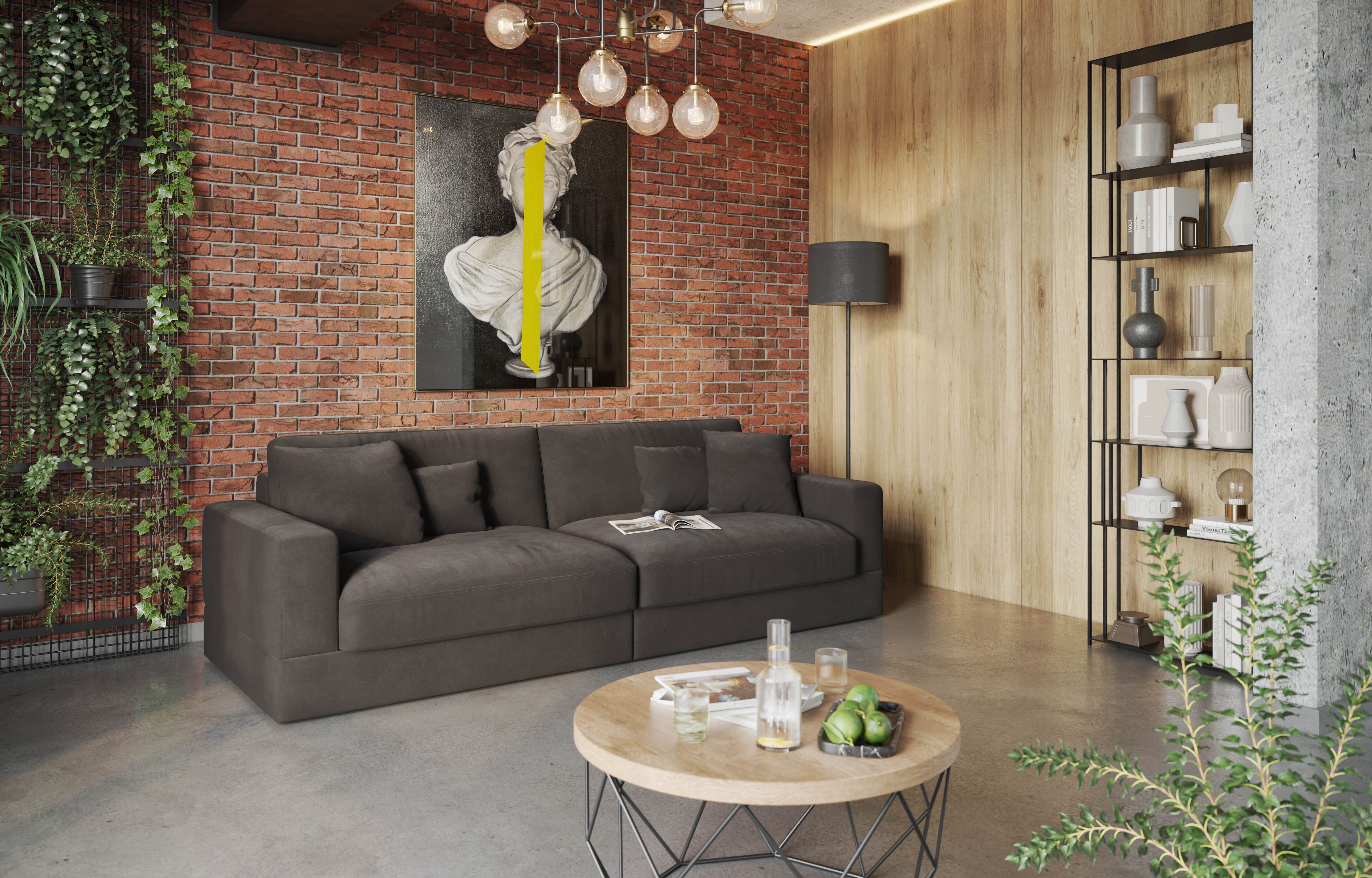 Home affaire Big-Sofa Innovid, Modernes Modul-Polsterprogramm