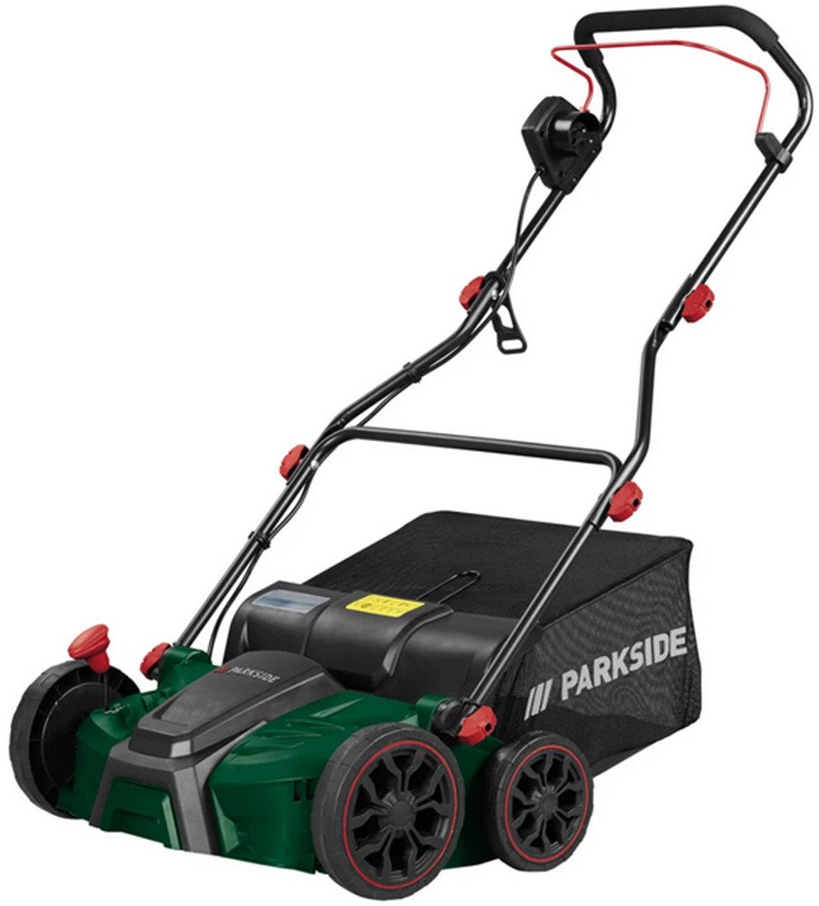 Parkside ElektroVertikutierer 2in1 Rasenlüfter Bodenlüfter, 1800W, 37