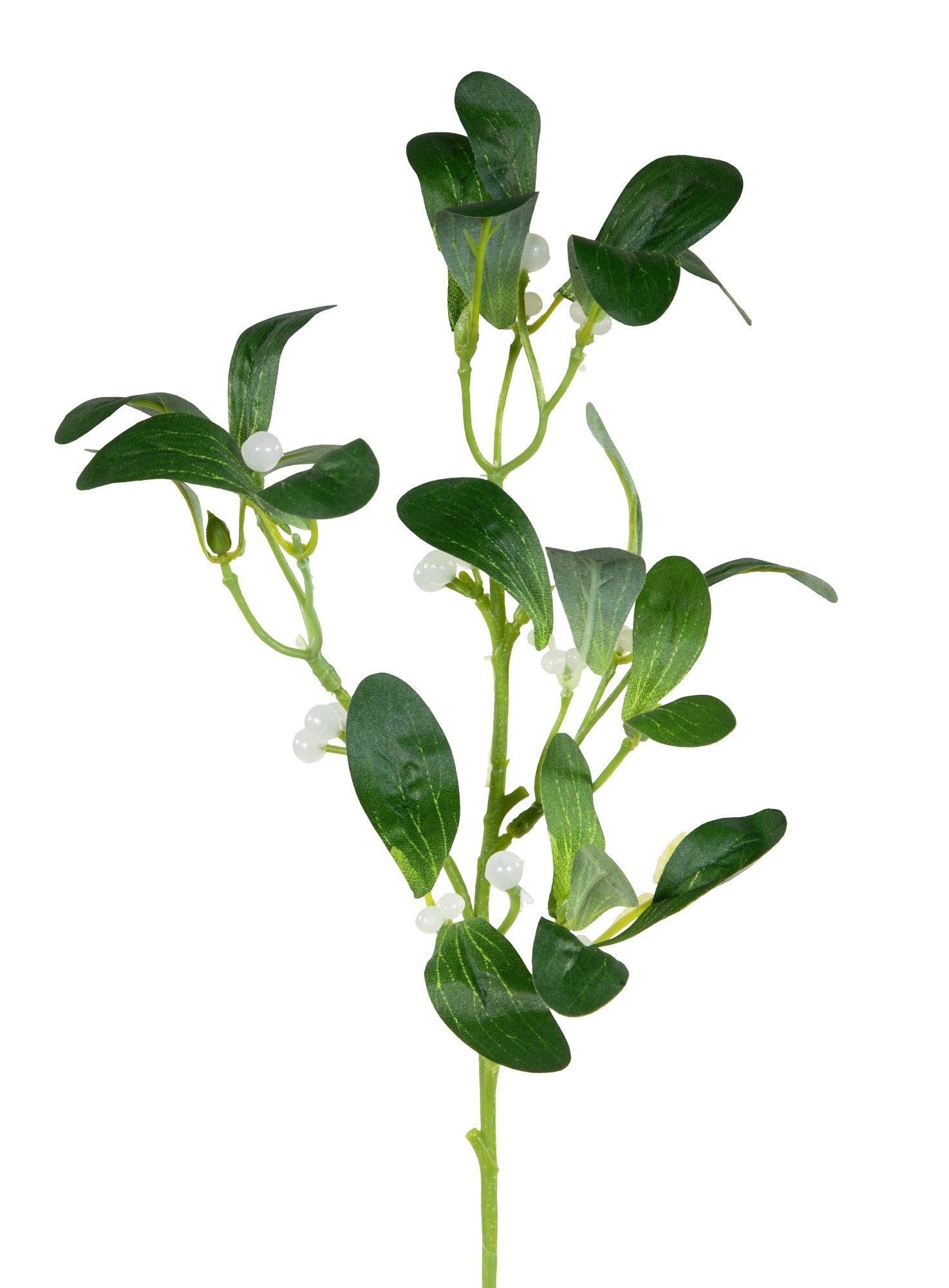 Kunstzweig Mistelzweig 38cm PM Dekozweig Kunstblumen künstlicher Zweig Mist günstig online kaufen