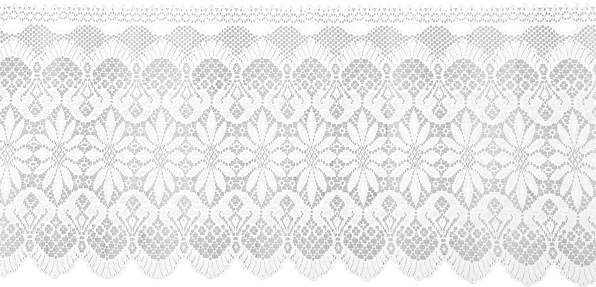 Arsvita Vorhang (1 St), Stangendurchzug, halbtransparent, Bistrogardine in Spitzenoptik, 160cm x 45cm mit Stangendurchzug