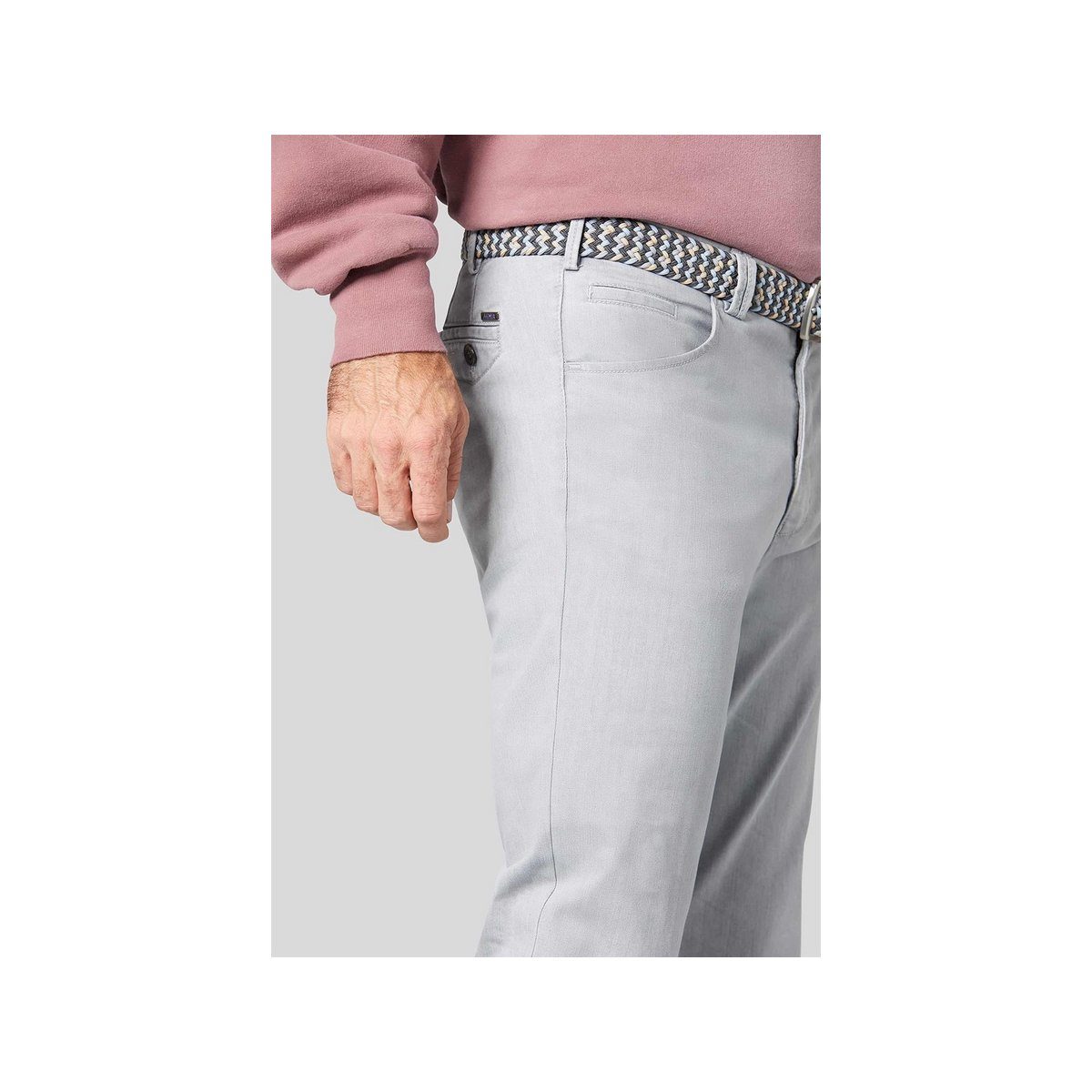 MEYER (1-tlg) grau 5-Pocket-Jeans 05