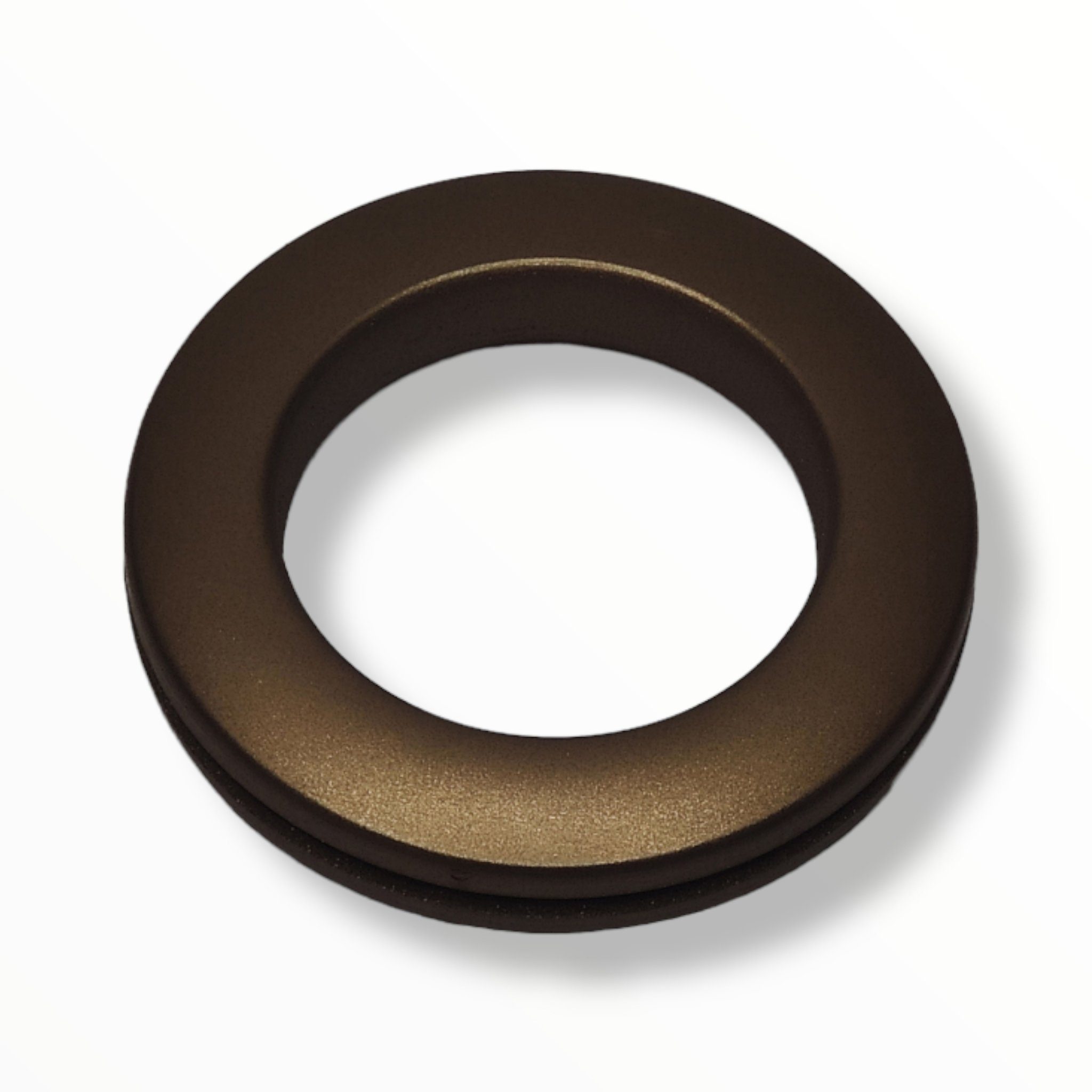 nodeko Stoffösen Gardinenösen, Vorhangringe, verstellbar - Stoffloch Ø 40 mm, passend für Gardinenstangen Ø 20 mm bis Ø 28 mm, (10 Stück), mit Rasterung - daher für Stoffe bis 4 mm Dicke verwendbar