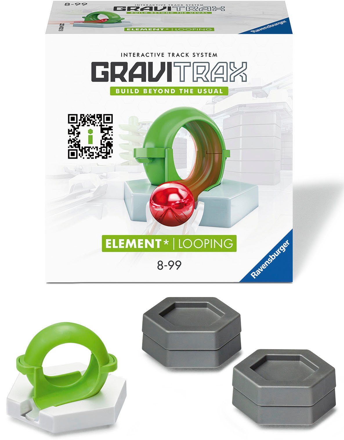 Ravensburger Kugelbahn-Bausatz GraviTrax Element Looping, Made in Europe