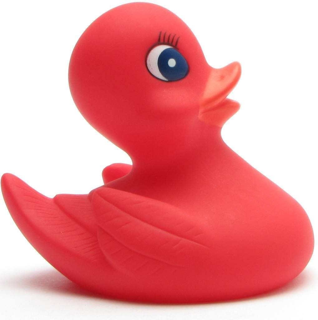 - rot- cm 10 Quietscheentchen Duckshop Badespielzeug Klara