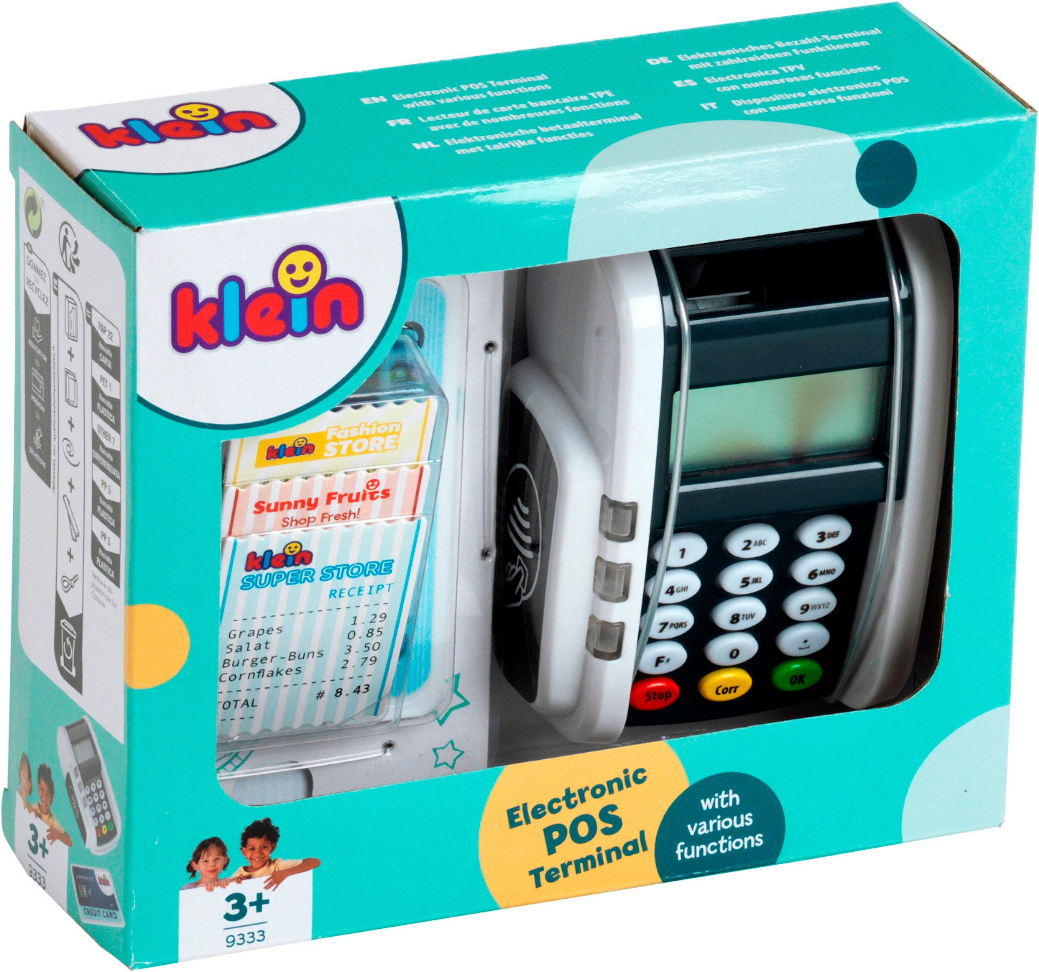 Klein Spielkasse Shopping Center Bezahl-Terminal, mit Licht und Sound