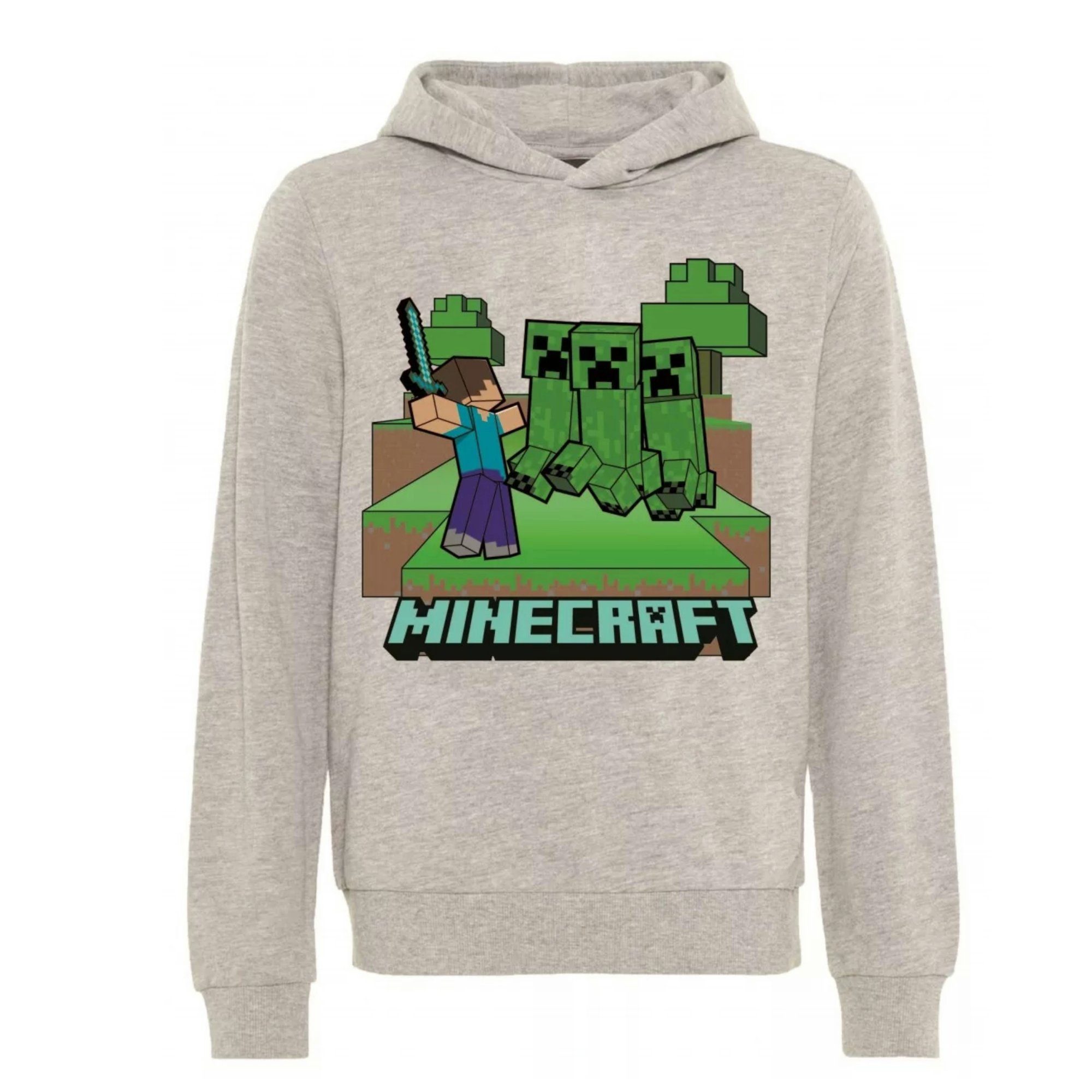 Hoodie Minecraft Gamer Kinder Jungen Kapuzen Pullover