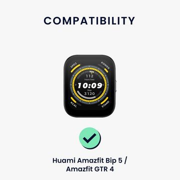 kwmobile Uhrenarmband 2x Sportarmband für Huami Amazfit Bip 5 / Amazfit GTR 4, Armband TPU Silikon Set Fitnesstracker