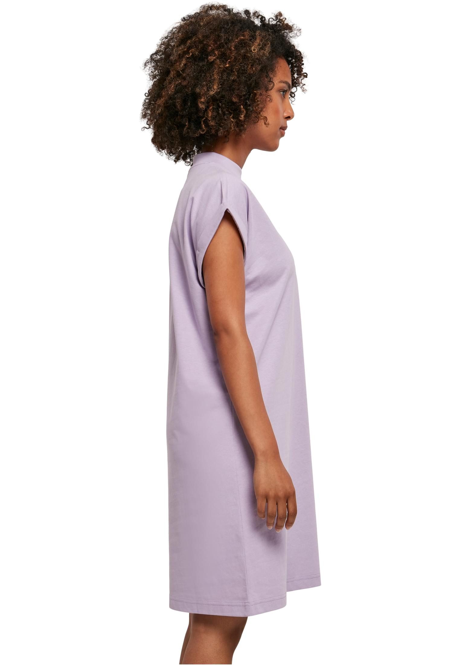 urbandreamz Jerseykleid Damen Kleid überschnittene Schultern Jersey Turn Up Ärmel – Bild 4 von 5