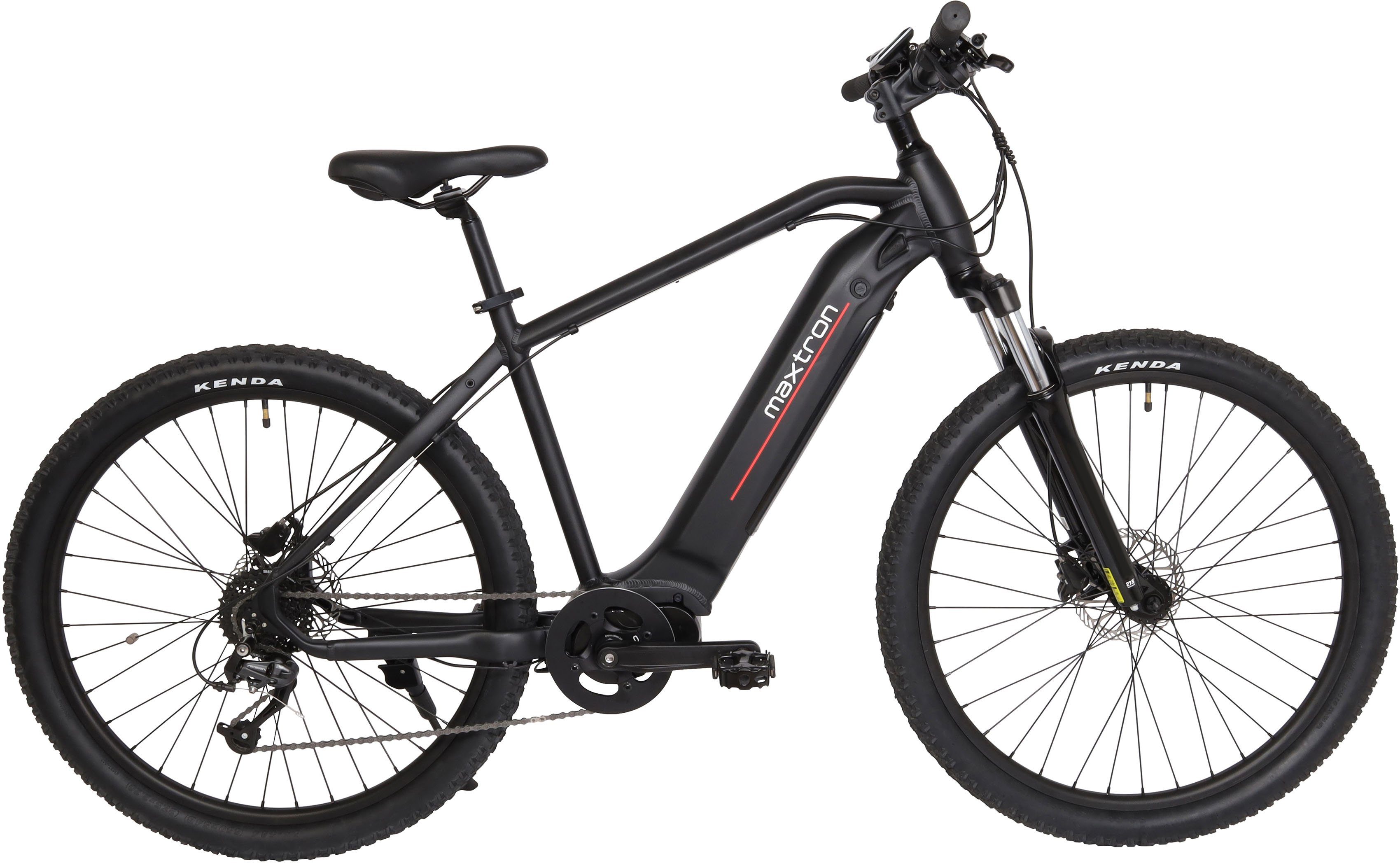 Maxtron E-Bike MT 15X, 9 Gang Shimano Alivio Schaltwerk, Kettenschaltung, Mittelmotor, 461 Wh Akku