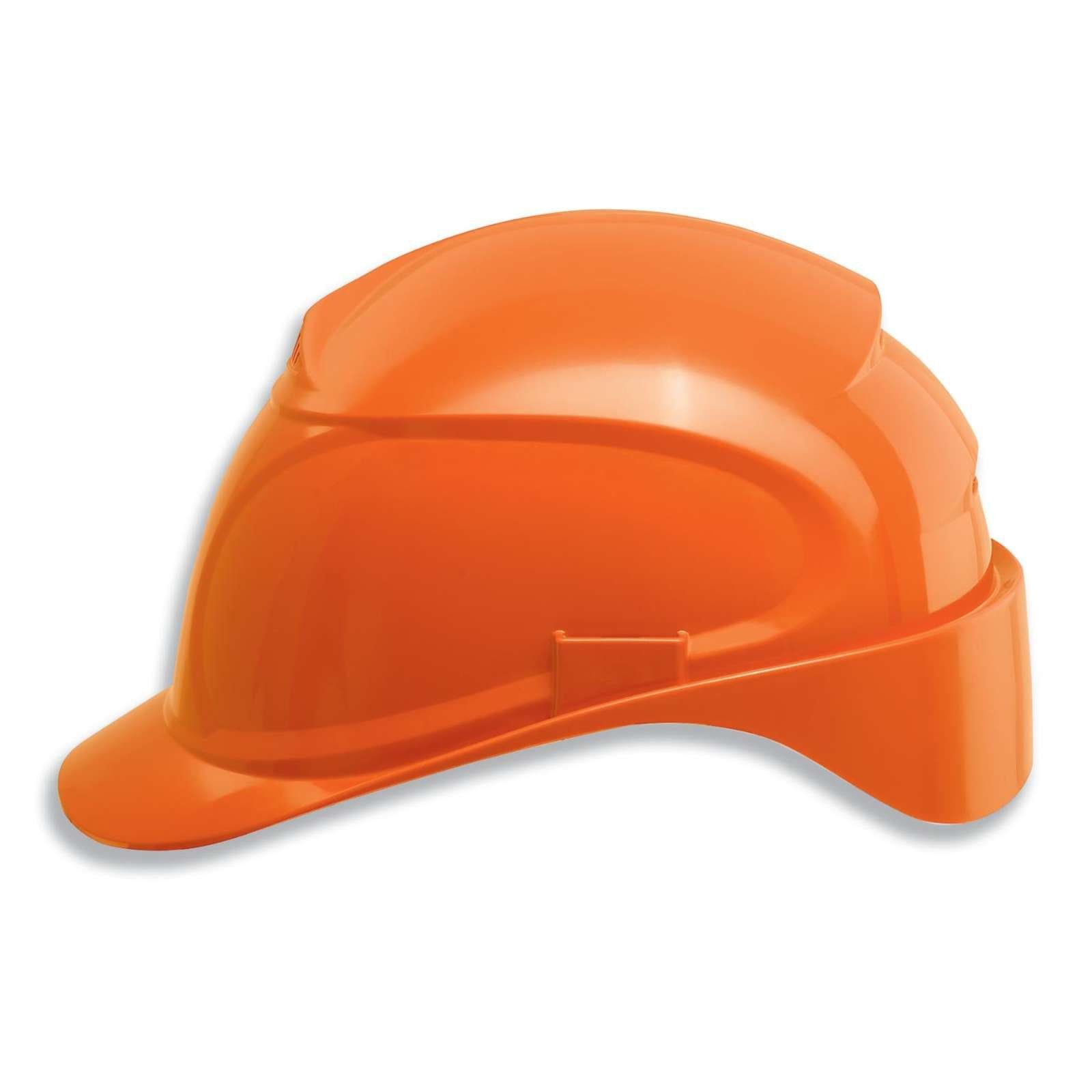 Uvex Schutzhelm Schutzhelm Airwing B mit und orange für Slots Visiere Helmkapseln