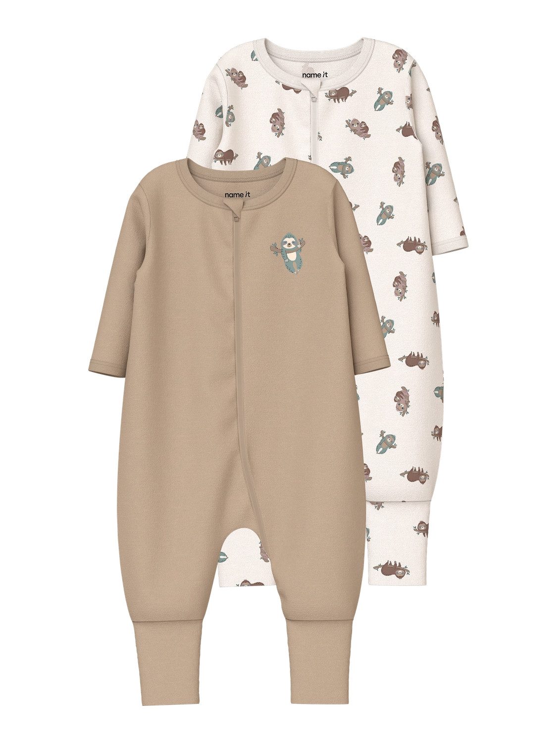 Name It Schlafoverall Nbnnightsuit 2P Zip Ff Sloth