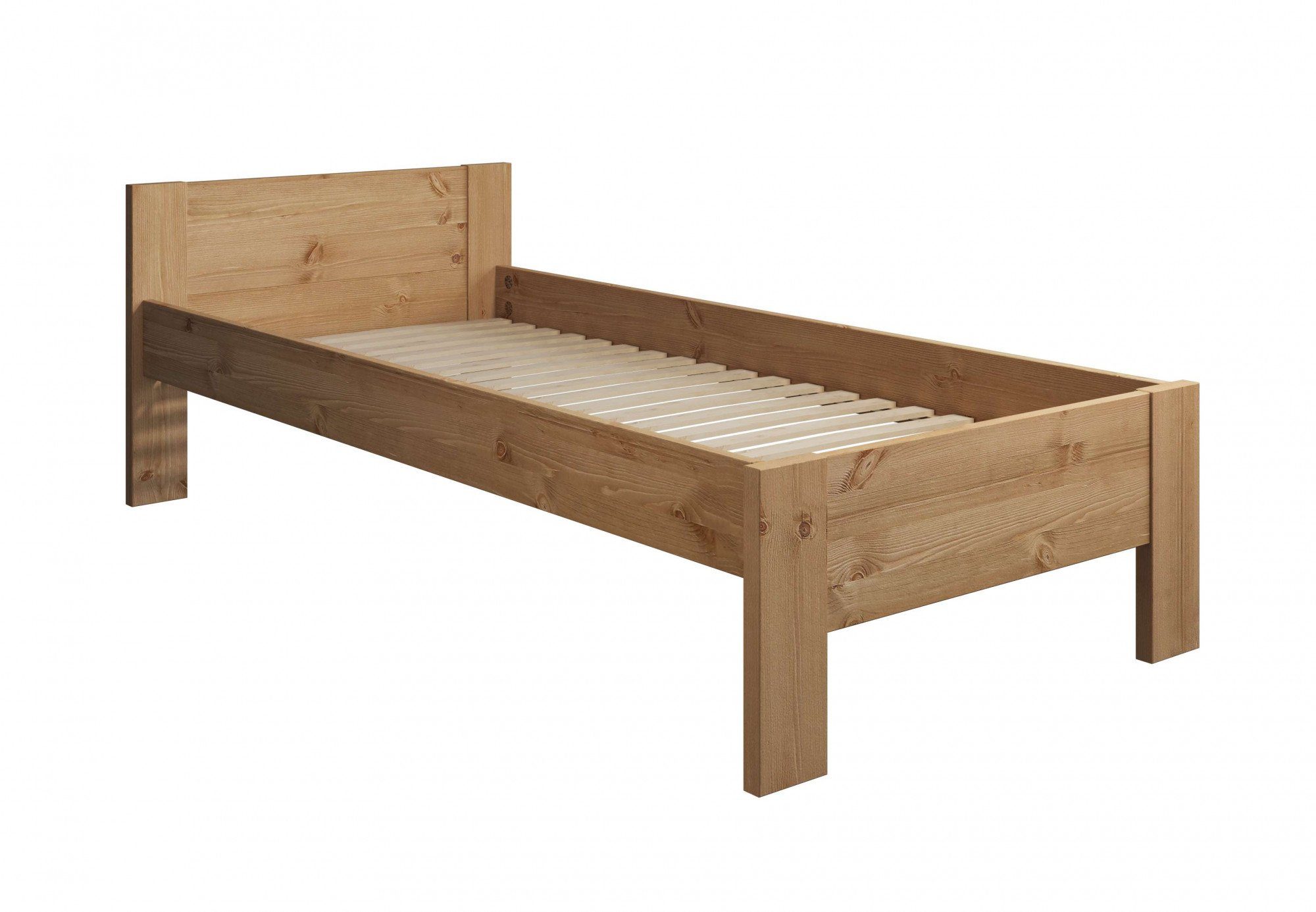 Bett (Kiefer), zertifiziertes affaire Jugendbett, elegant Hero, Home zeitlos Massivholz