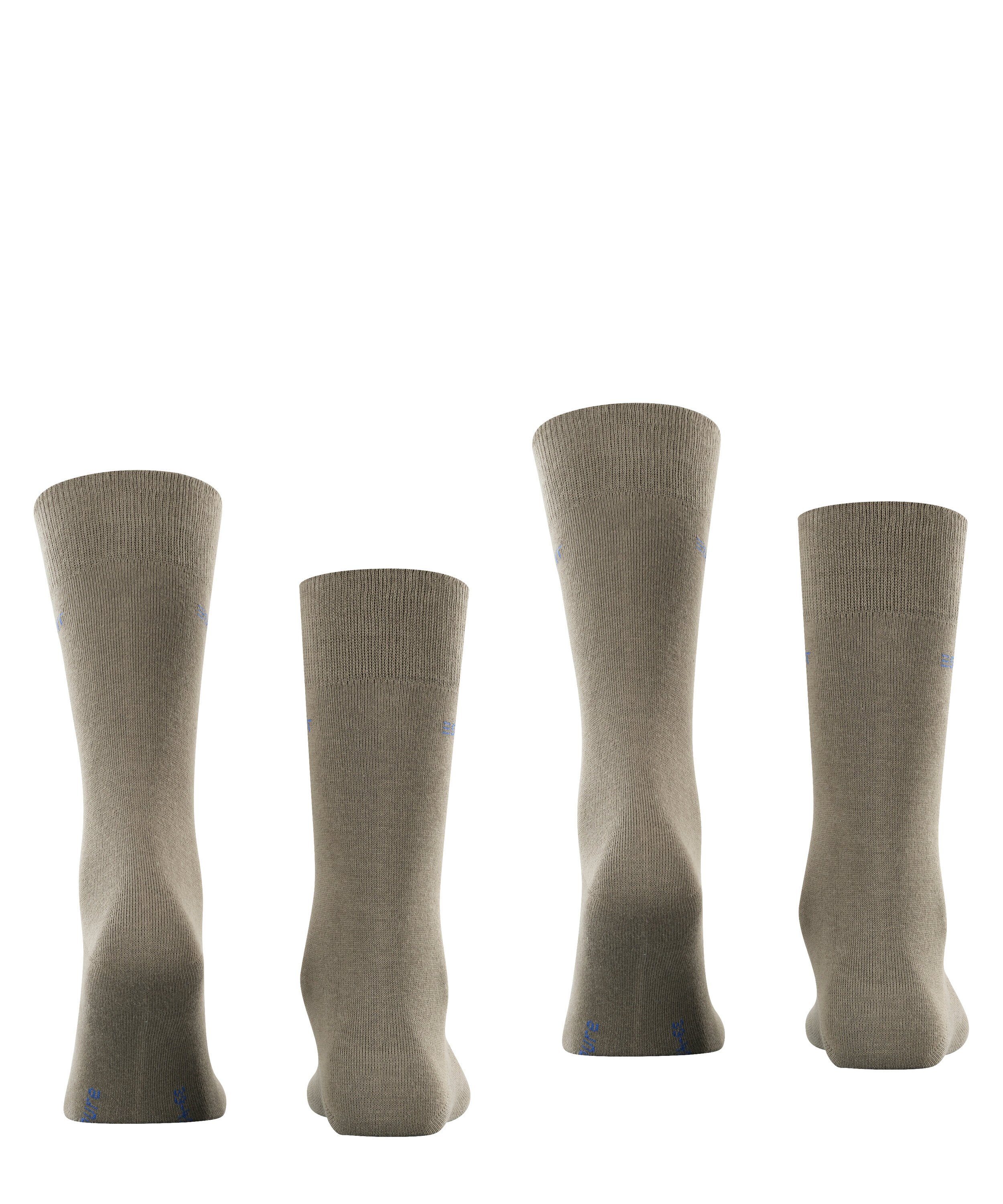 Esprit Socken Basic Uni 2-Pack Socken mit hohem Baumwollanteil (2-Paar) mit hohem Baumwollanteil