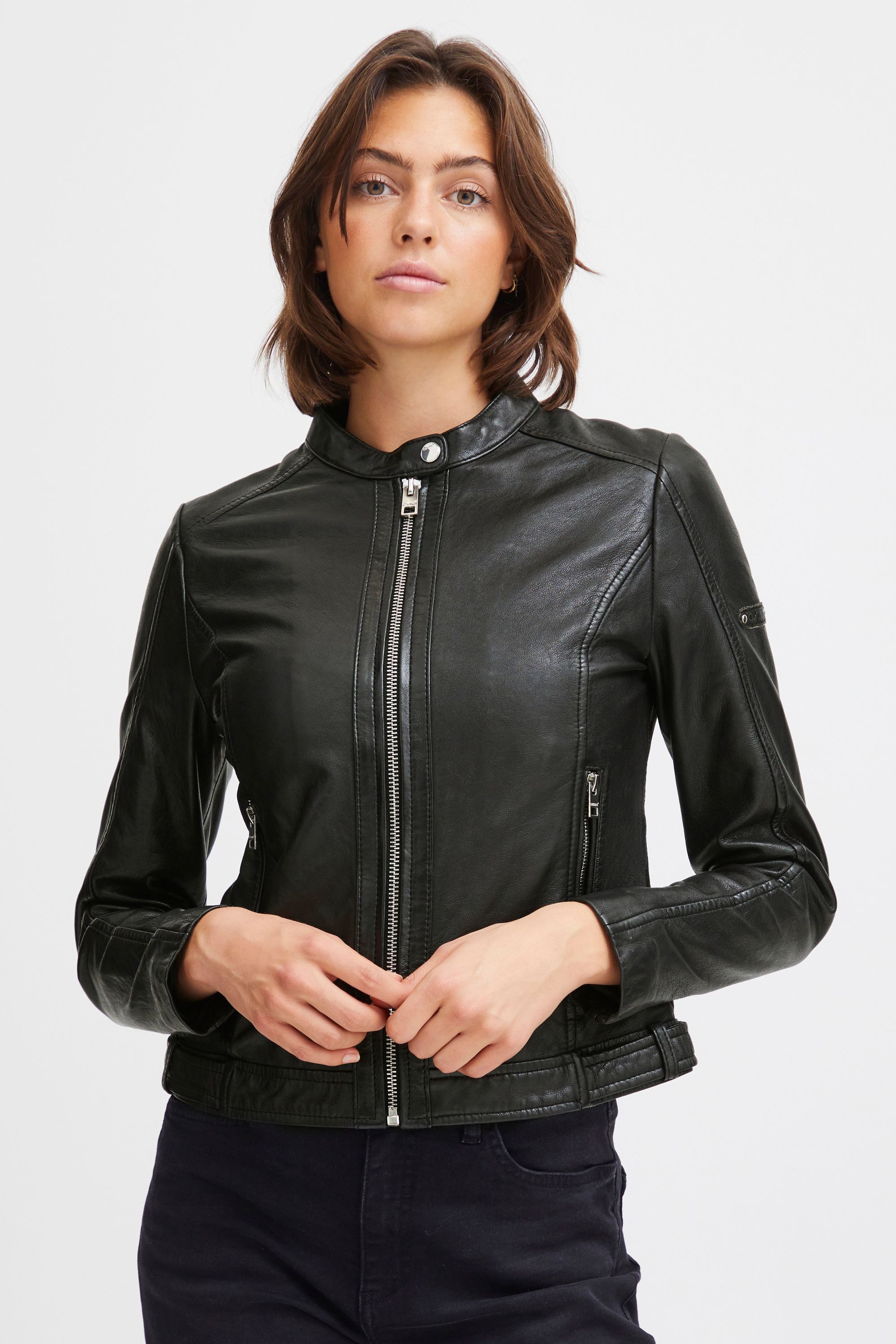 OXMO Lederjacke OXDenise Modische Echtlederjacke günstig online kaufen