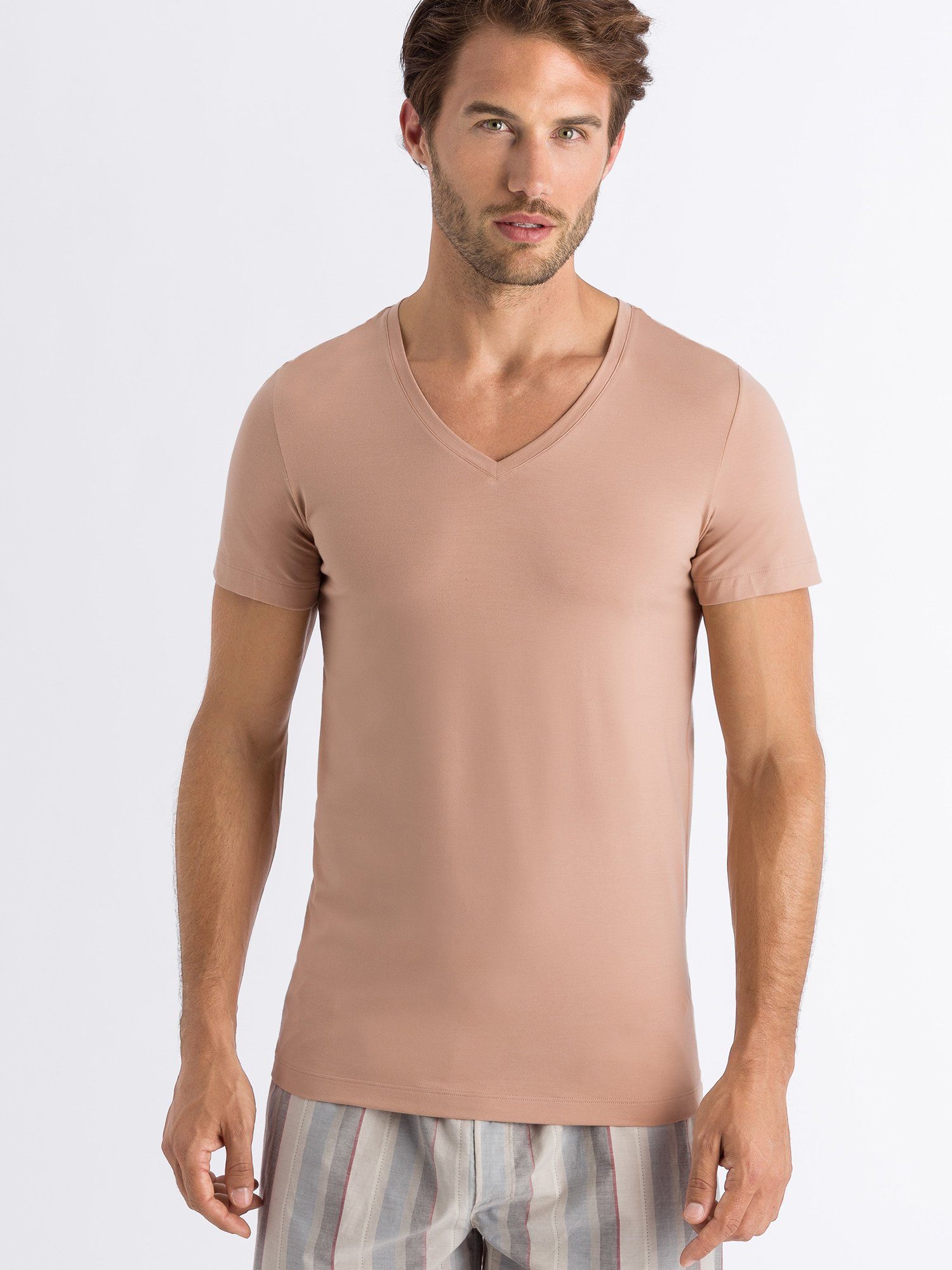 V-Shirt (1-tlg) Cotton neutral Superior Hanro