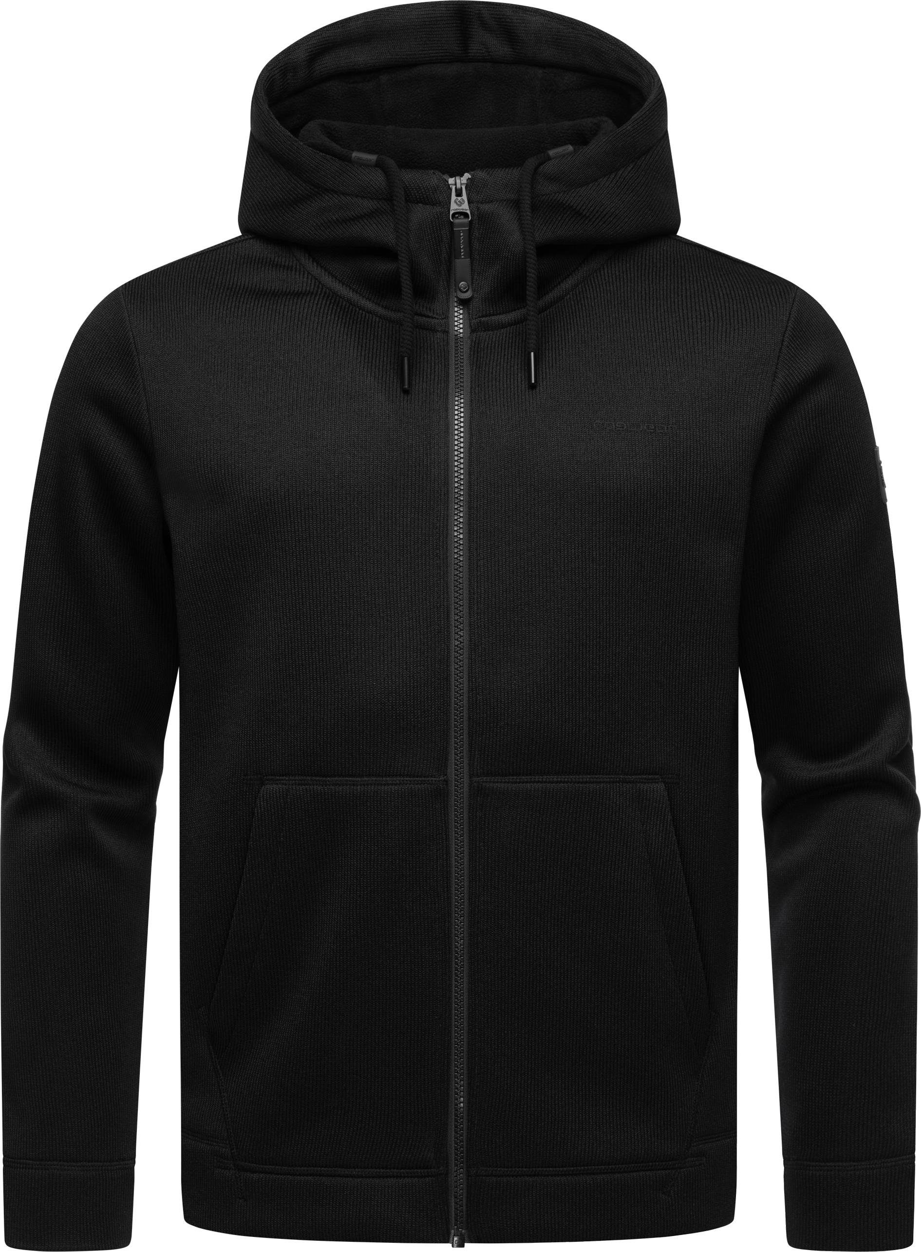 Ragwear Kapuzenstrickjacke Fabian Herren Basic Rippstrick-Jacke günstig online kaufen
