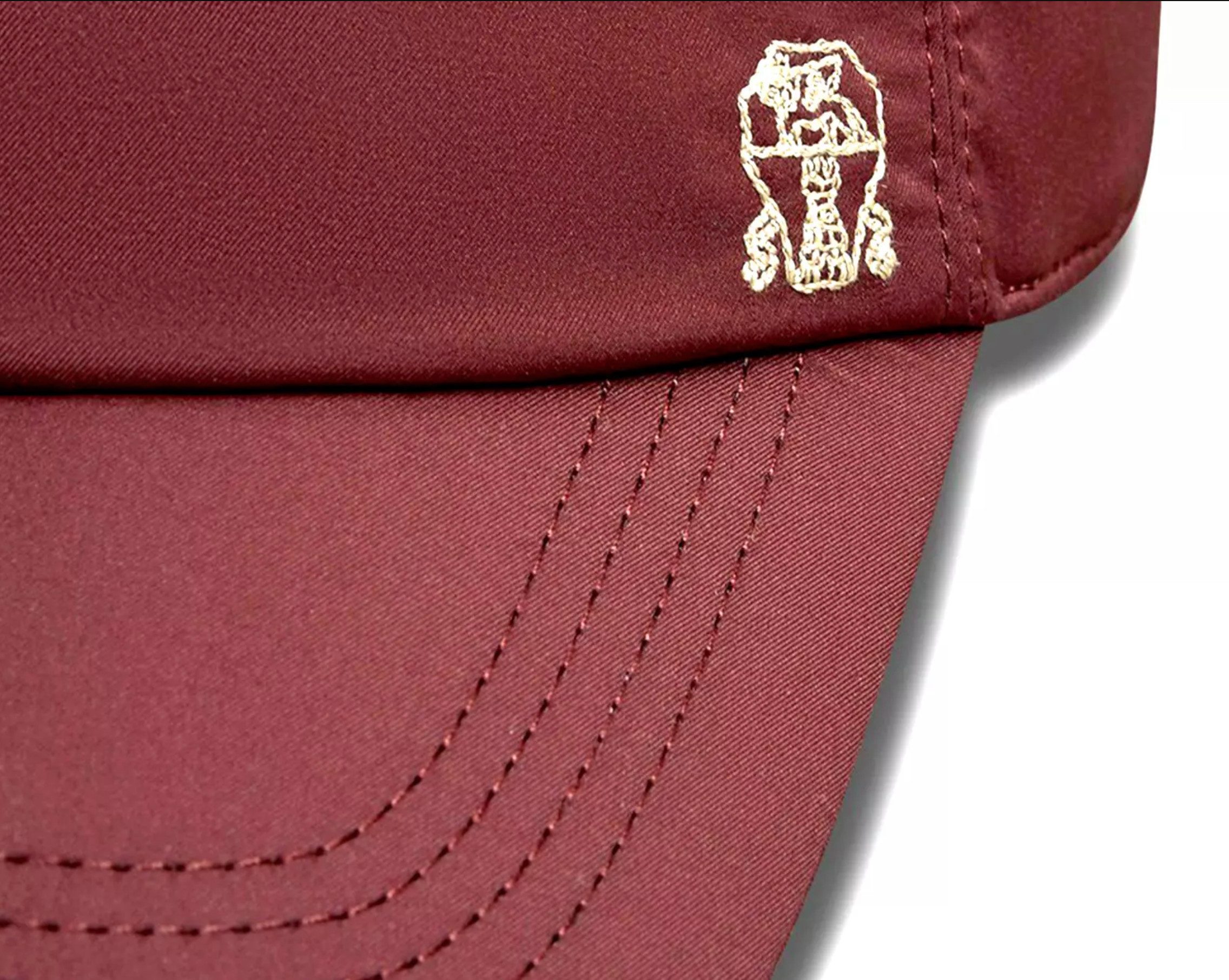 BRUNELLO CUCINELLI Baseball Cap Logo Cap Baseball Kappe Mütze Anpassbarer VELCRO®-Klettverschluss für perfekten Sitz