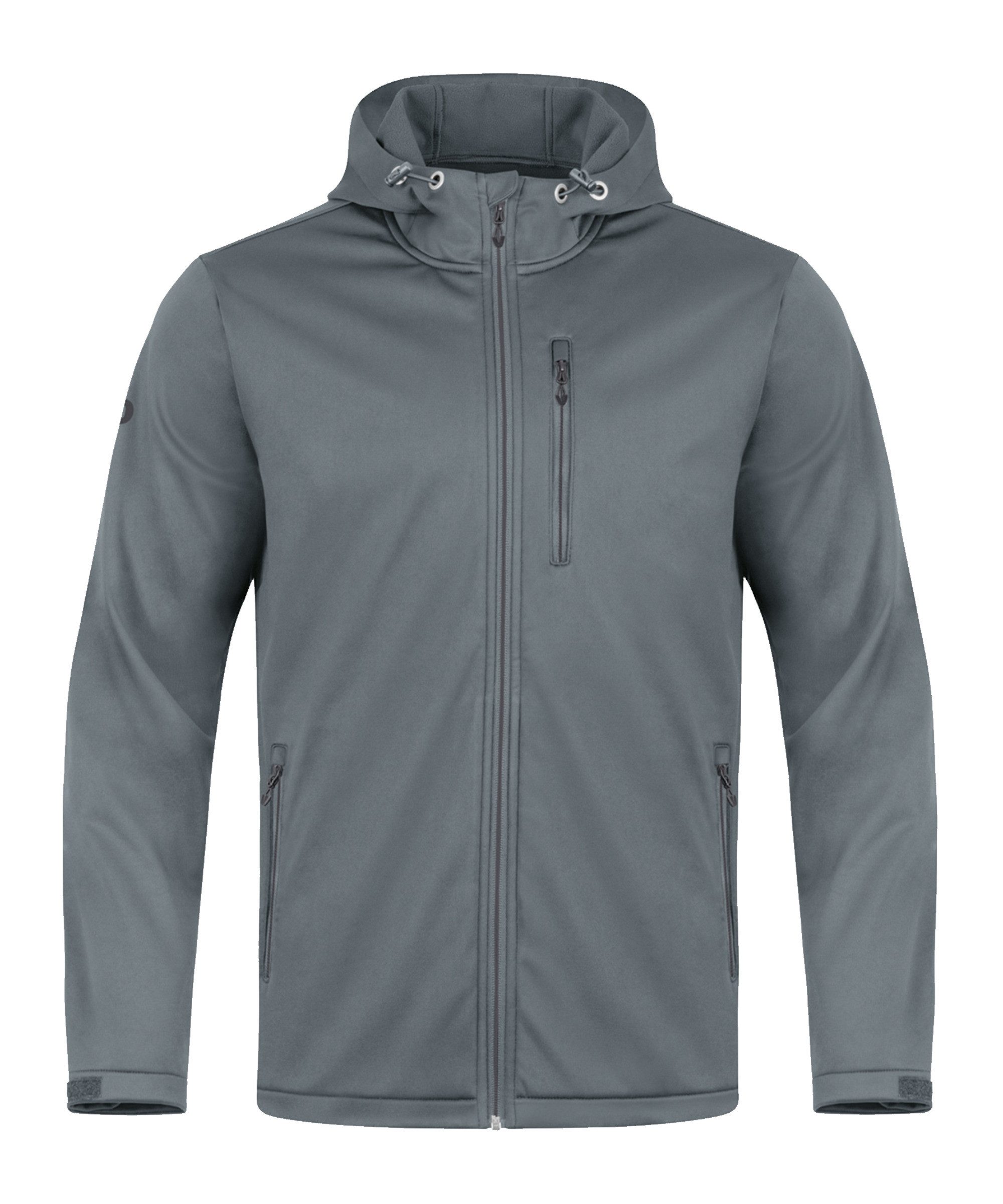Jako Allwetterjacke Softshelljacke (1-St) Kapuze_Kordelzug