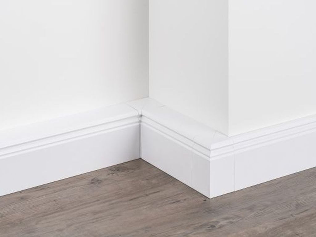 Südbrock Sockelleiste Sockelleiste Heizrohr Verkleidung Rohrabdeckung 96x64 Victoria, L: 250 cm, H: 9.6 cm, 1-St.