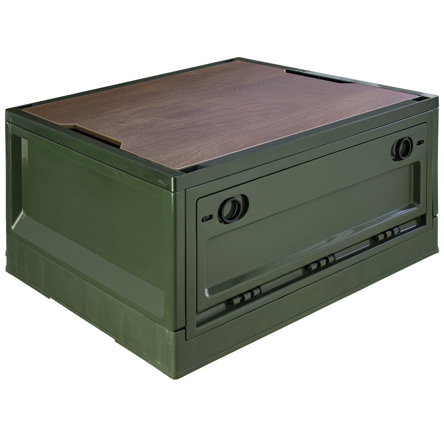 Trucky Faltbox Storage Box 35 L Camping Klappbox Klappkiste faltbar 47x35x24 cm Grün