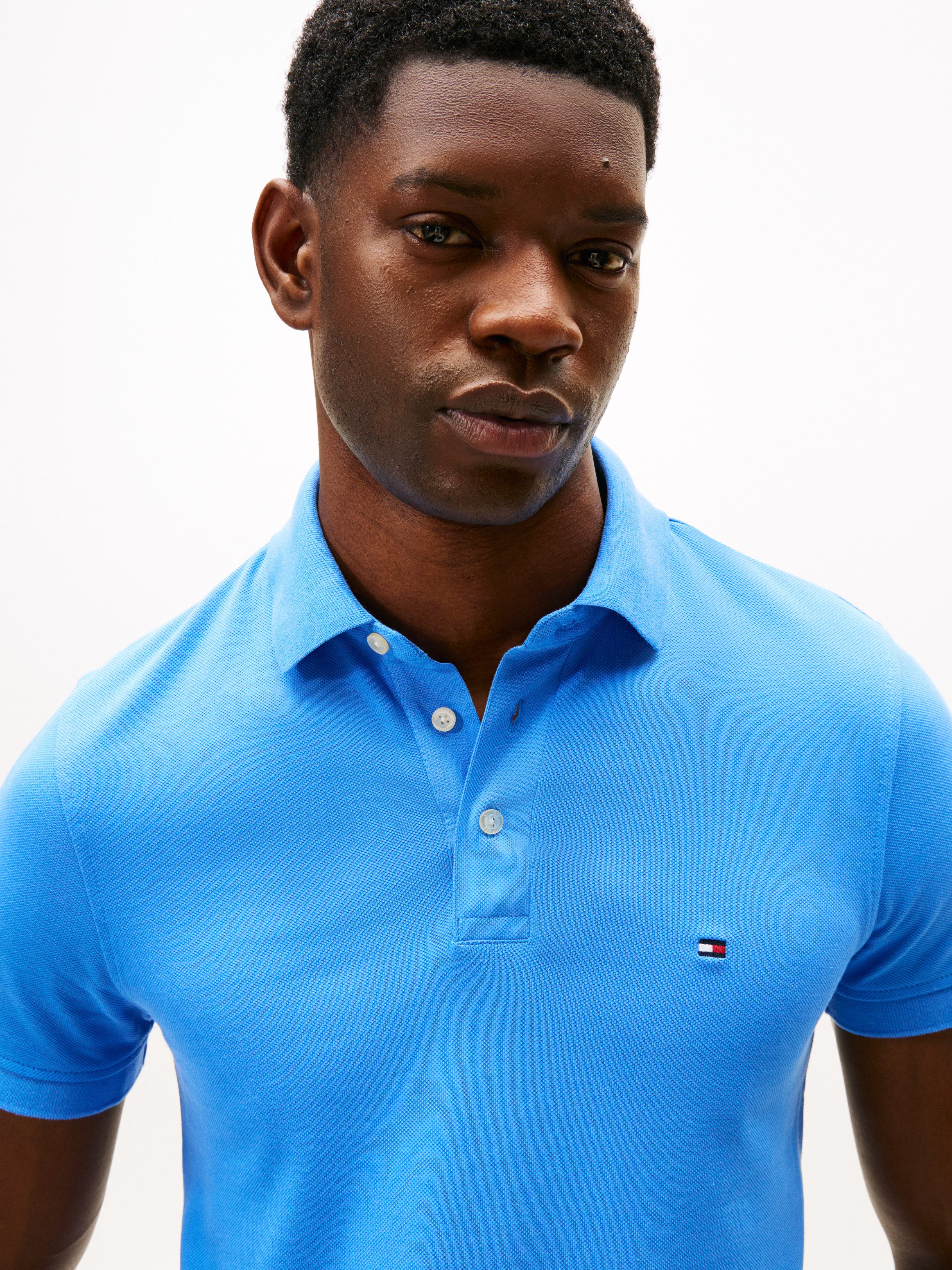 Tommy Hilfiger Poloshirt 1985 SLIM POLO mit Stickerei und Piqué-Qualität un günstig online kaufen