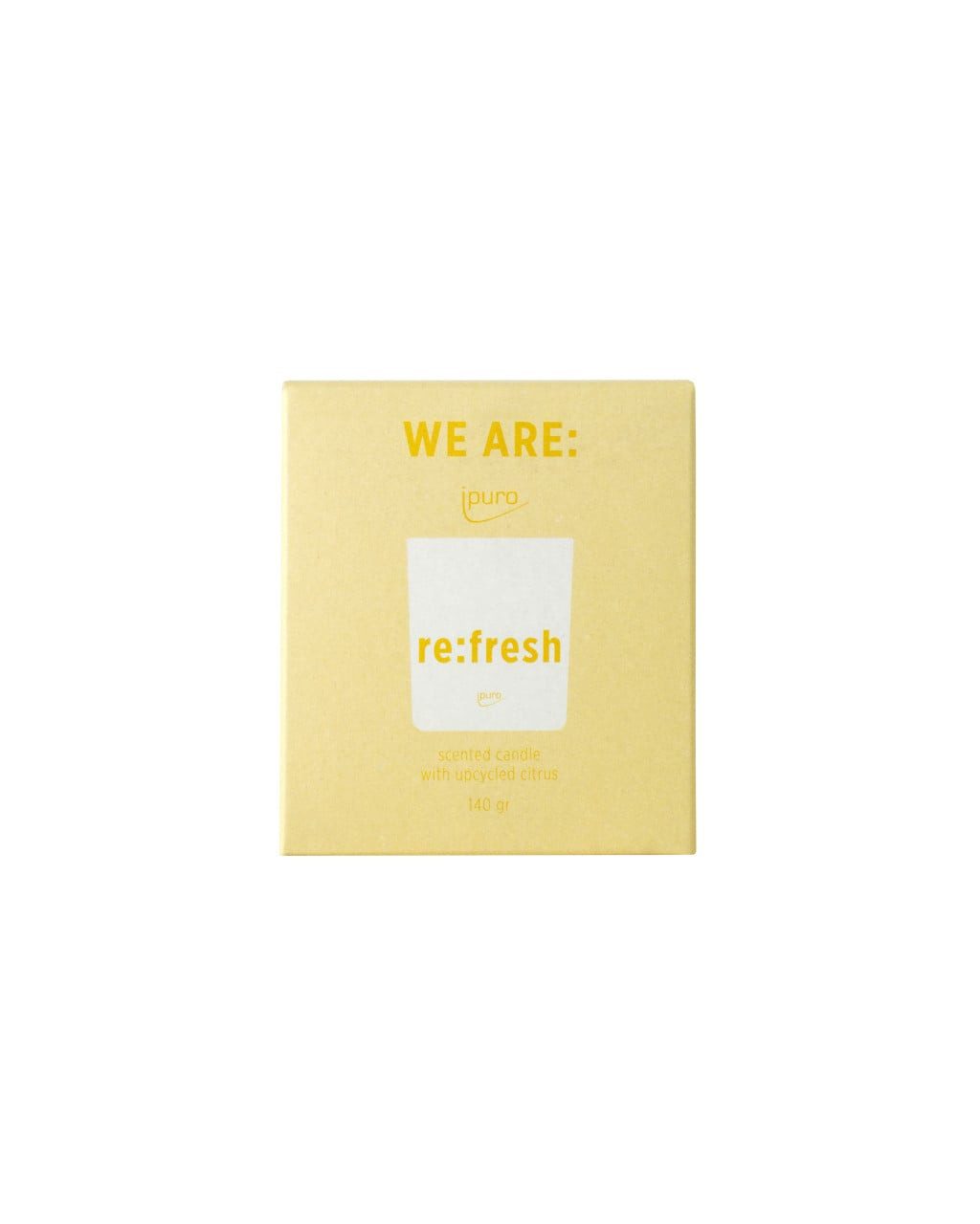 IPURO Duftkerze ipuro Duftkerze im Glas We are: re:fresh Ø 7,5 x