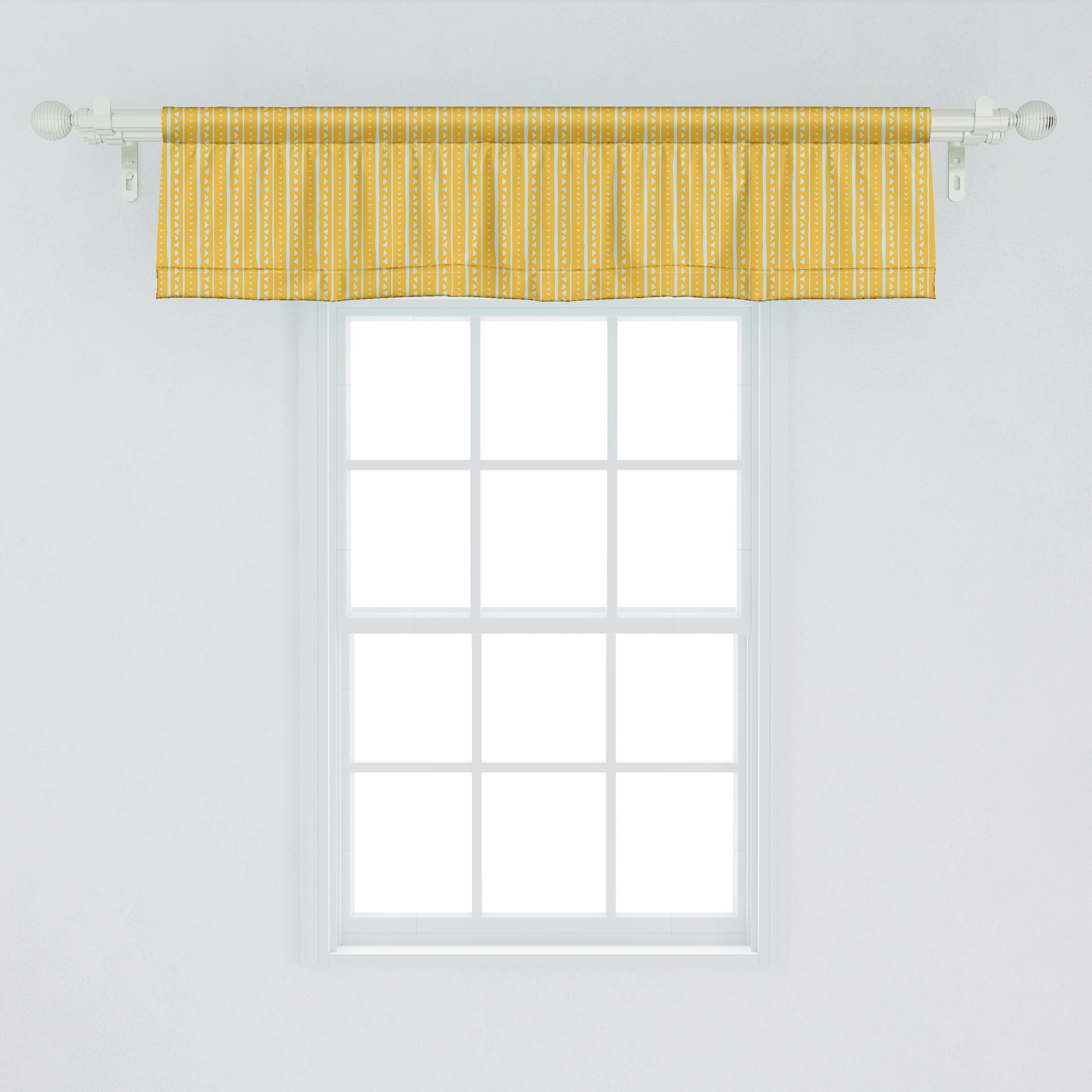 Scheibengardine Vorhang Volant Kunst Geometrie Stangentasche, Vertikal Microfaser, Küche Dekor Linie mit für Abstrakte Schlafzimmer Abakuhaus