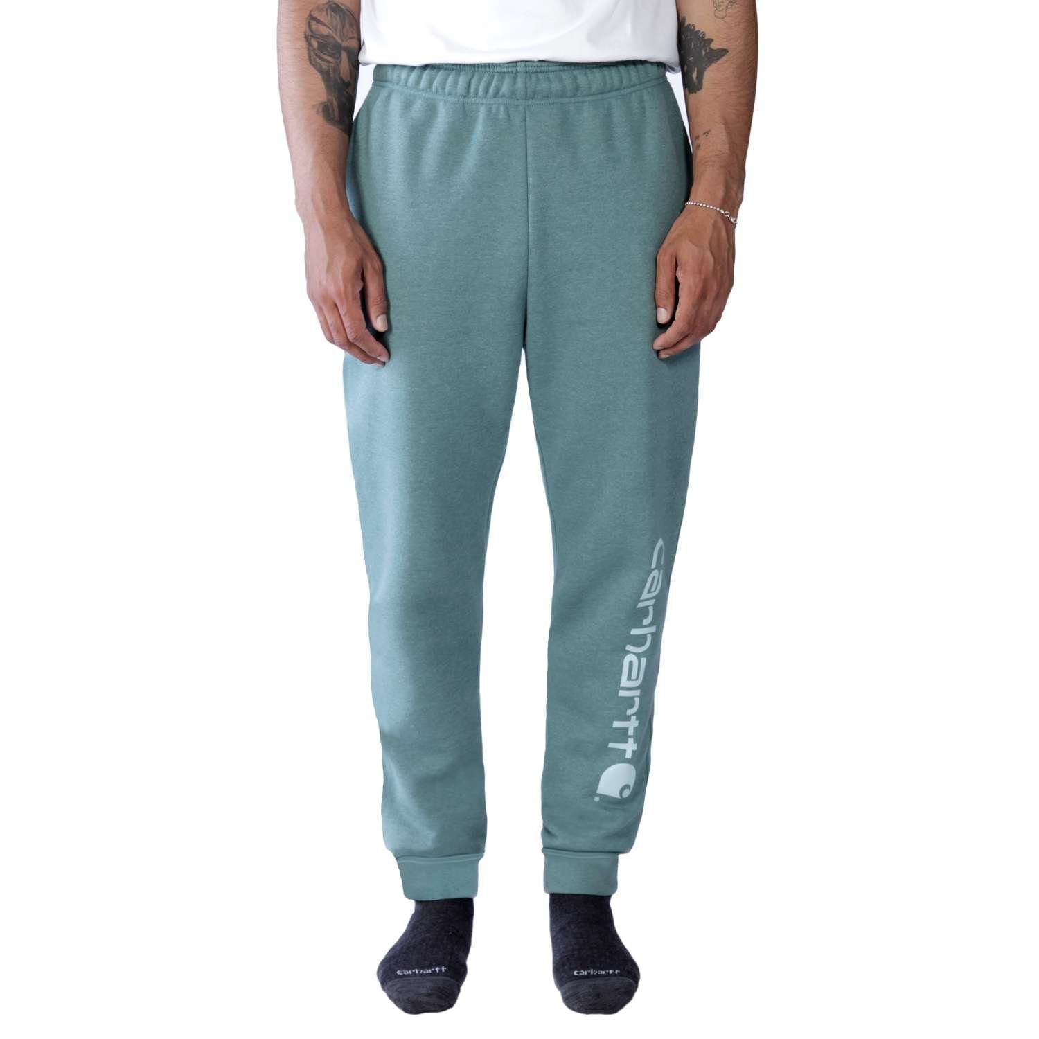 Carhartt Jogginghose Midweight Tapered Graphic Sweatpant (1-tlg) sea pine heather